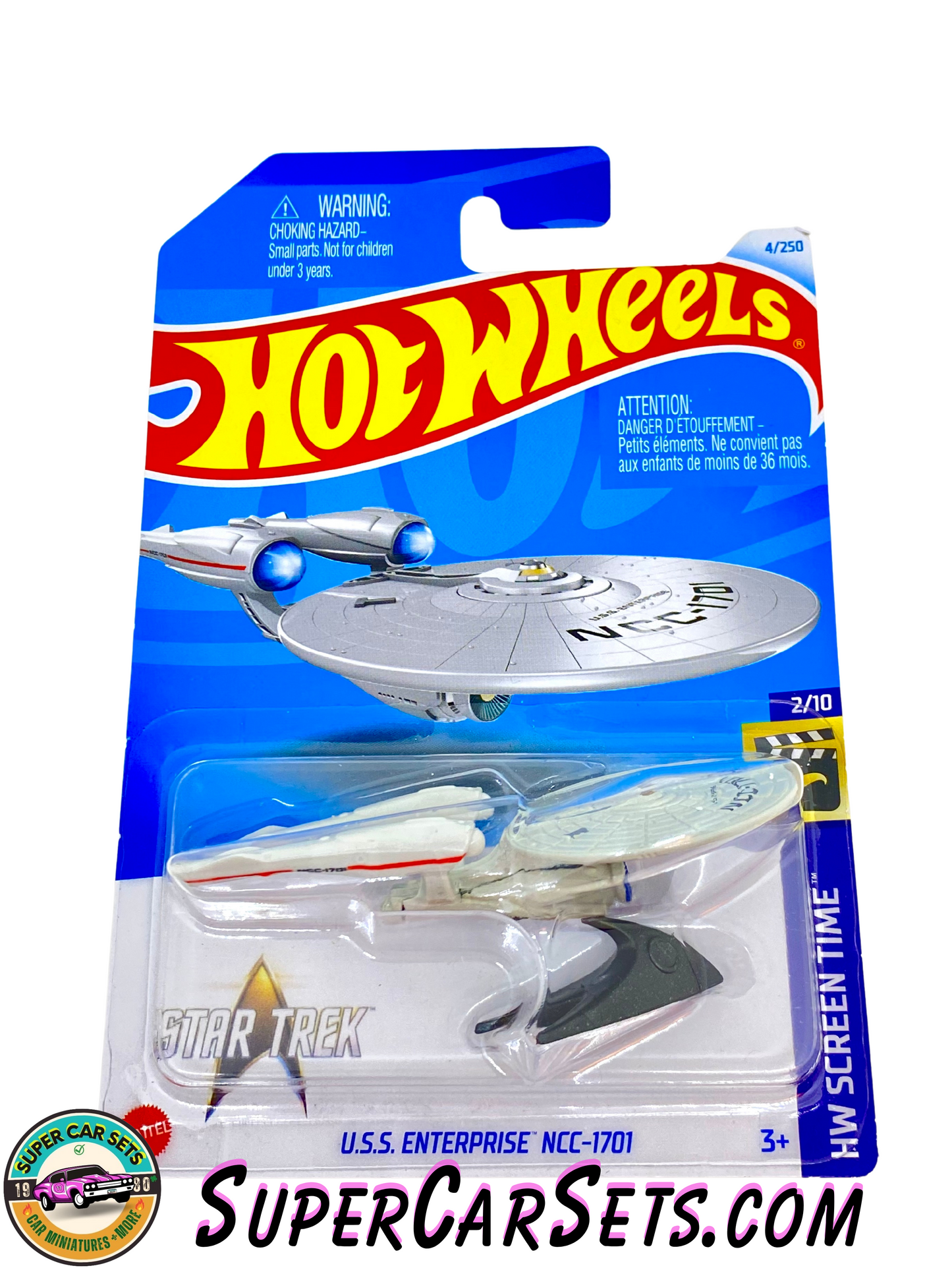 U.S.S. Enterprise NCC-1701 - Hot Wheels HW Screen Time 2024 (2/10) (4/250)