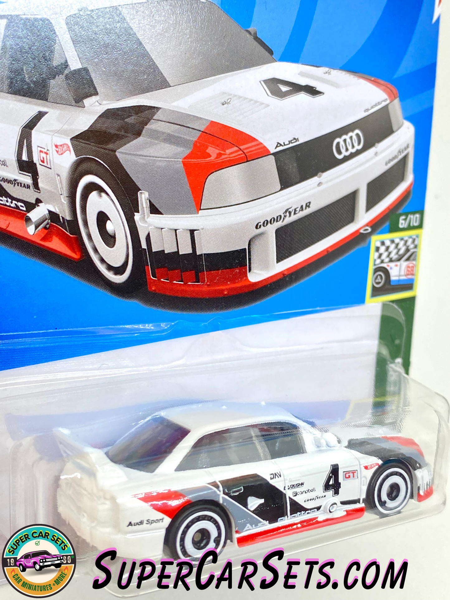 Audi ’90 Quattro (white colour) - Hot Wheels - Retro Racers 2023 (6/10) (77/250)