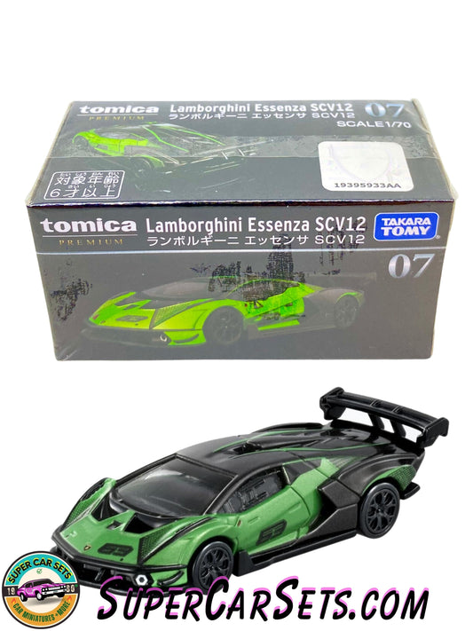 Lamborghini Essenza SCV12 (1:70 scale) (green colour) - Tomica Premium - (#07)