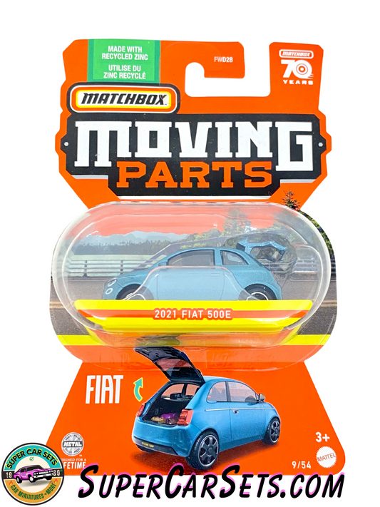 2021 Fiat 500E (9/54) Matchbox Moving Parts