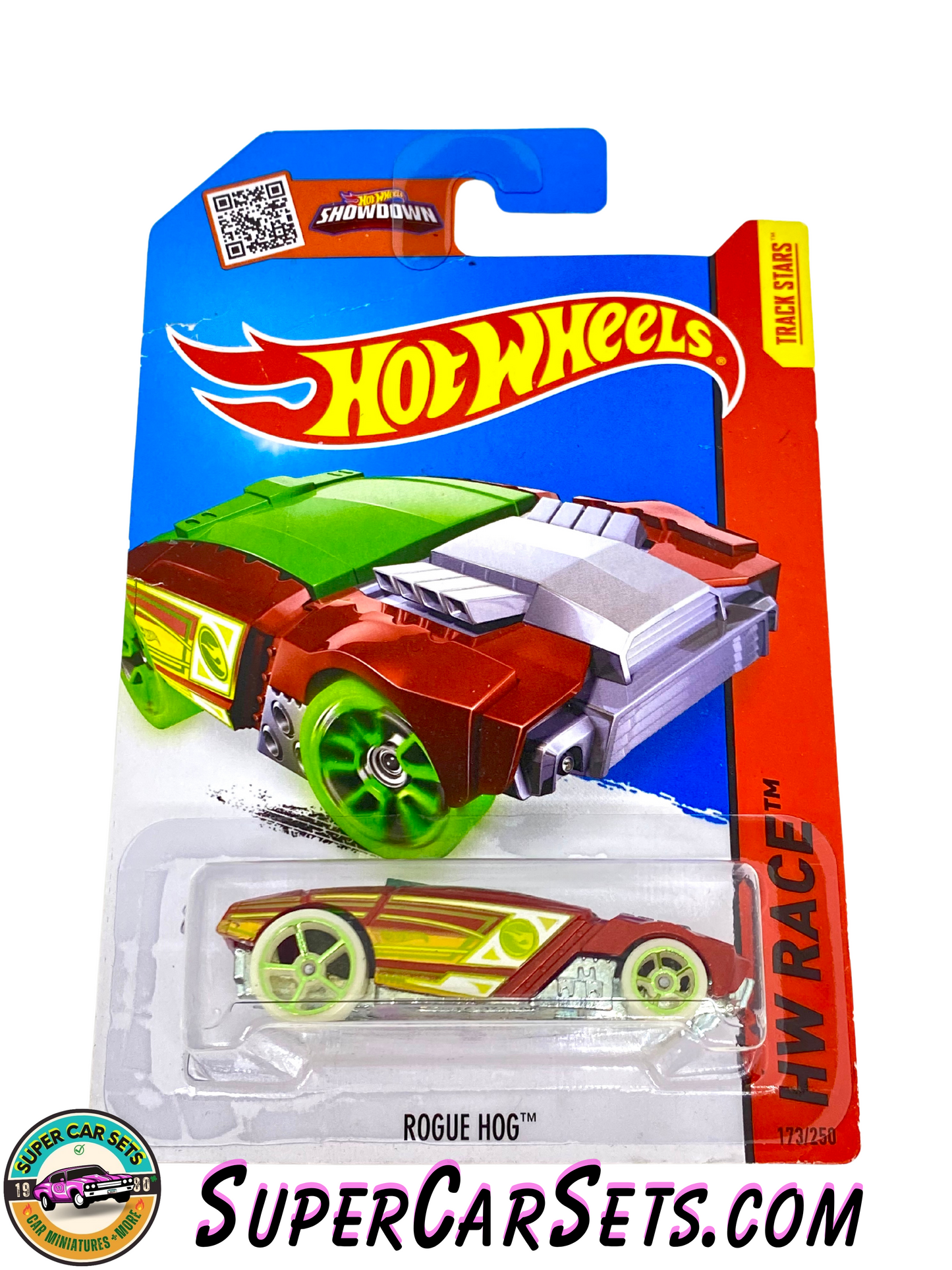 TREASURE HUNT - Rogue Hog (bent card) - Hot Wheels HW Race - 2015 (173/250)