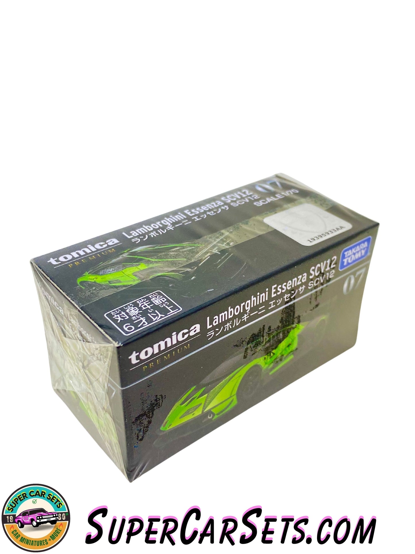 Lamborghini Essenza SCV12 (1:70 scale) (green colour) - Tomica Premium - (#07)