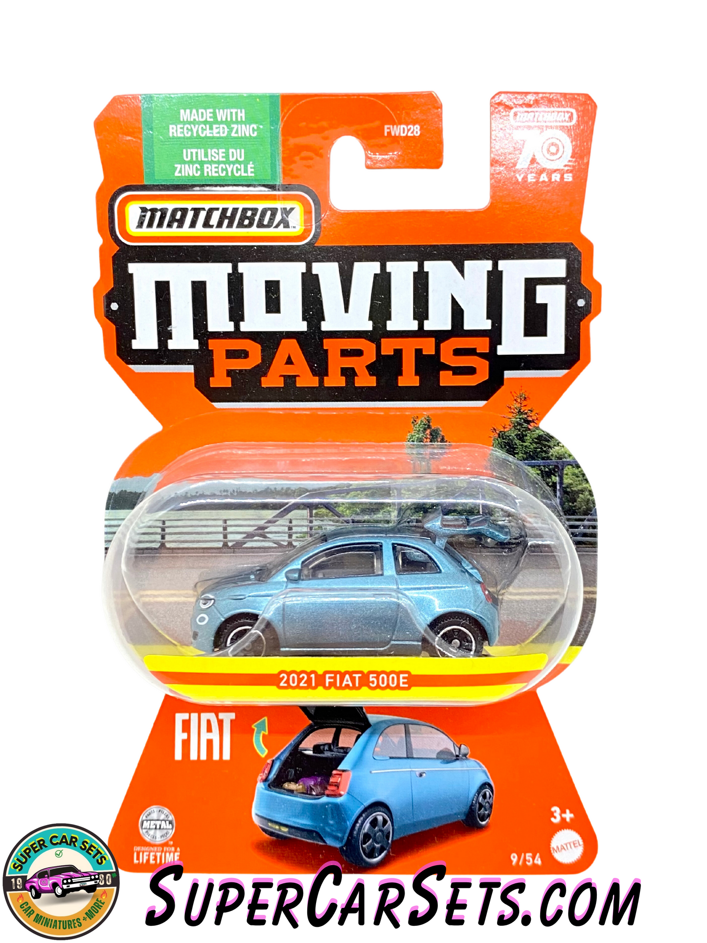 2021 Fiat 500E (9/54) Matchbox Moving Parts