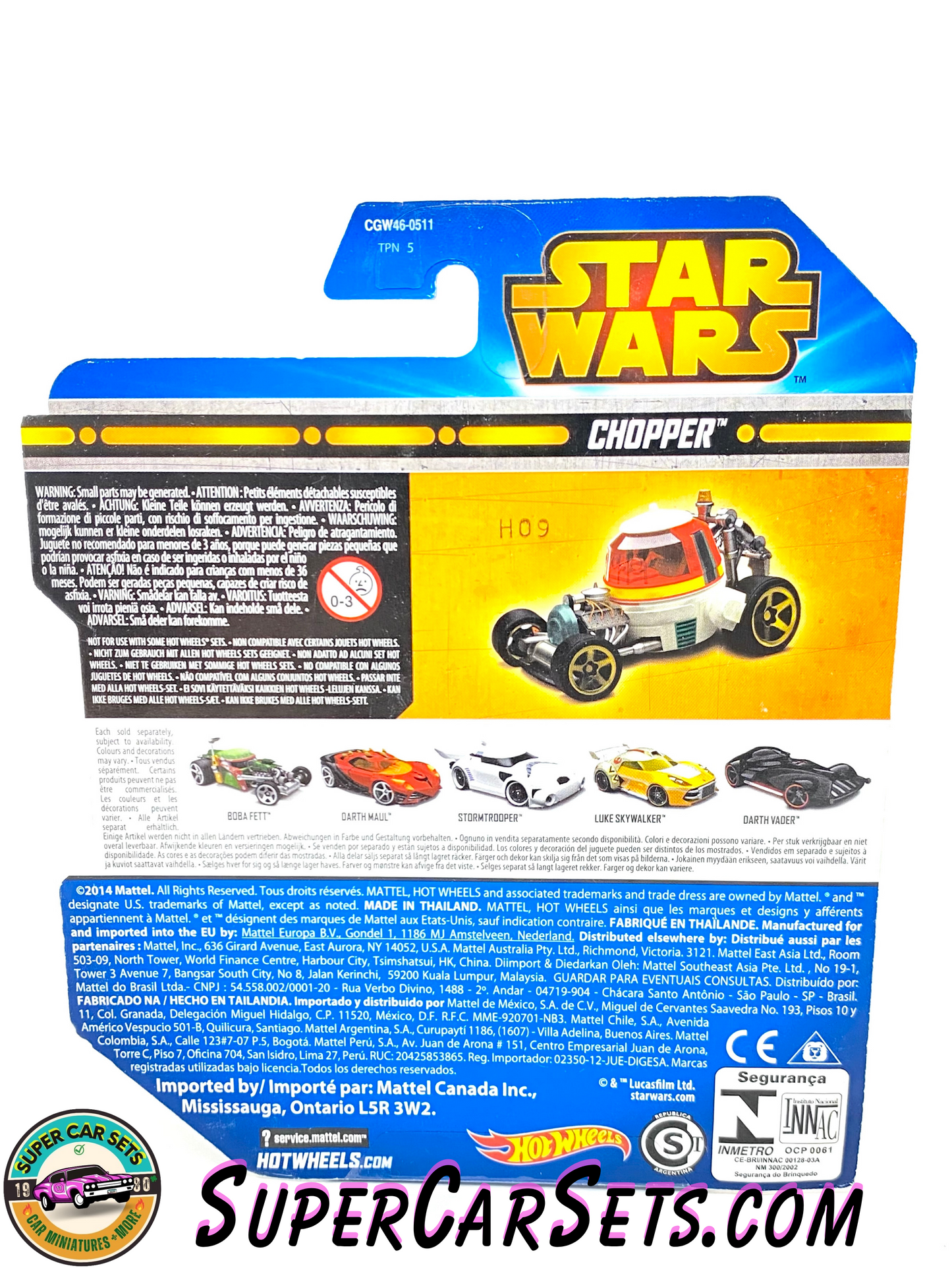 Star Wars (#11) Chopper - Hot Wheels