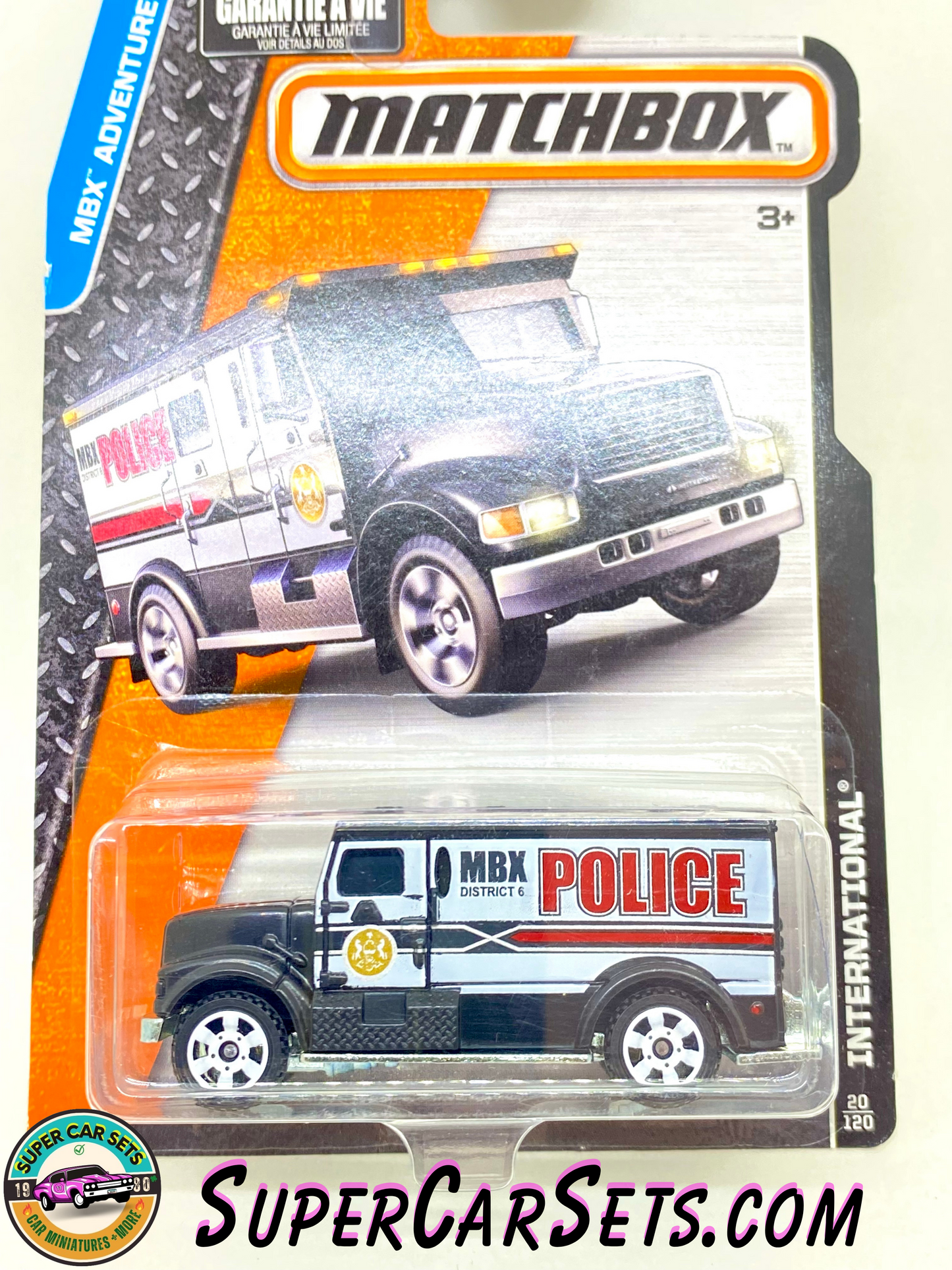 International - MBX Adventure City “Police” (20/120) (CFV95) (Year launched 2015) - Matchbox