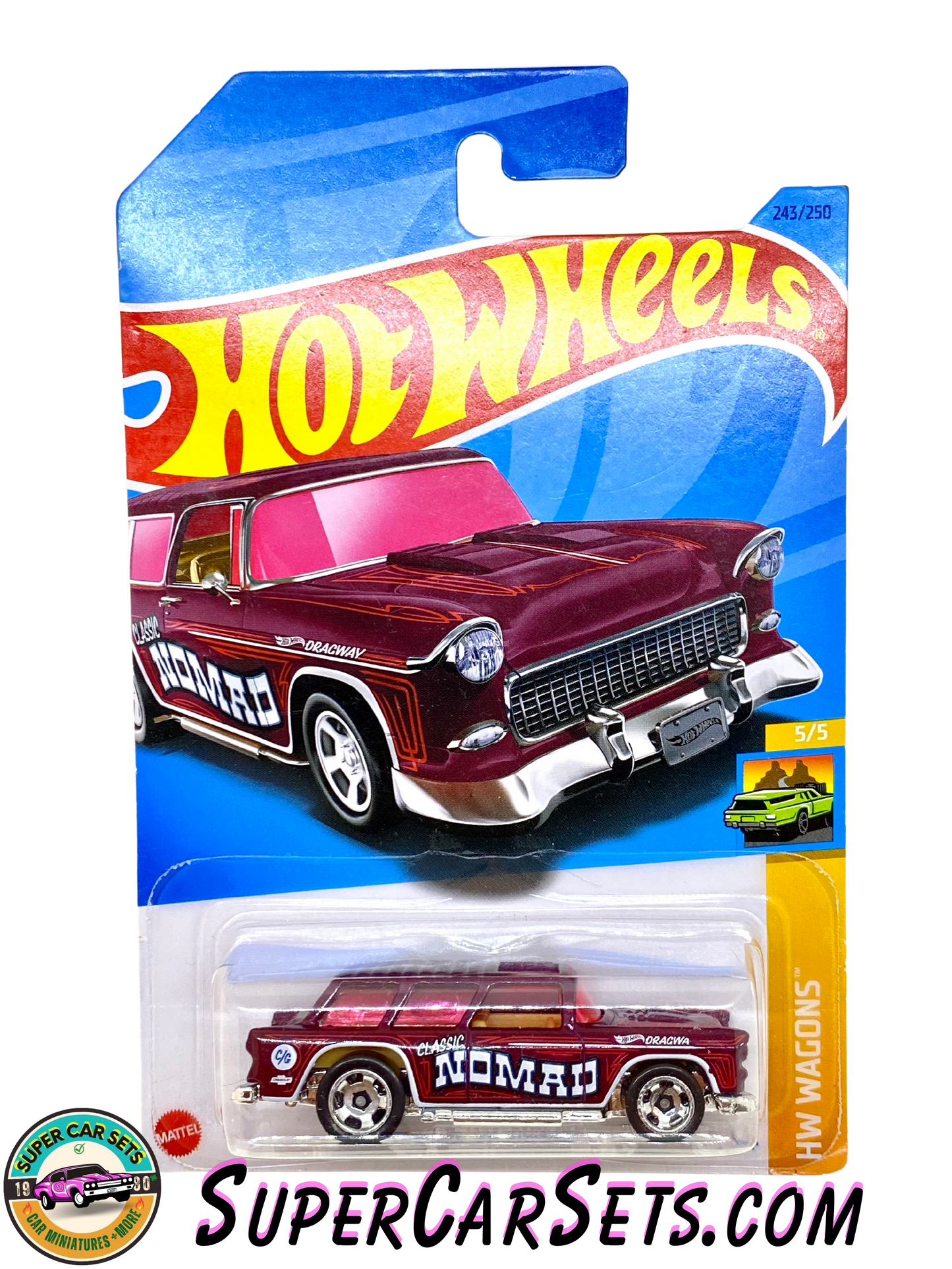 Classic ’55 Nomad (red colour) - Hot Wheels HW Wagons 2023 (5/5) (243/250)