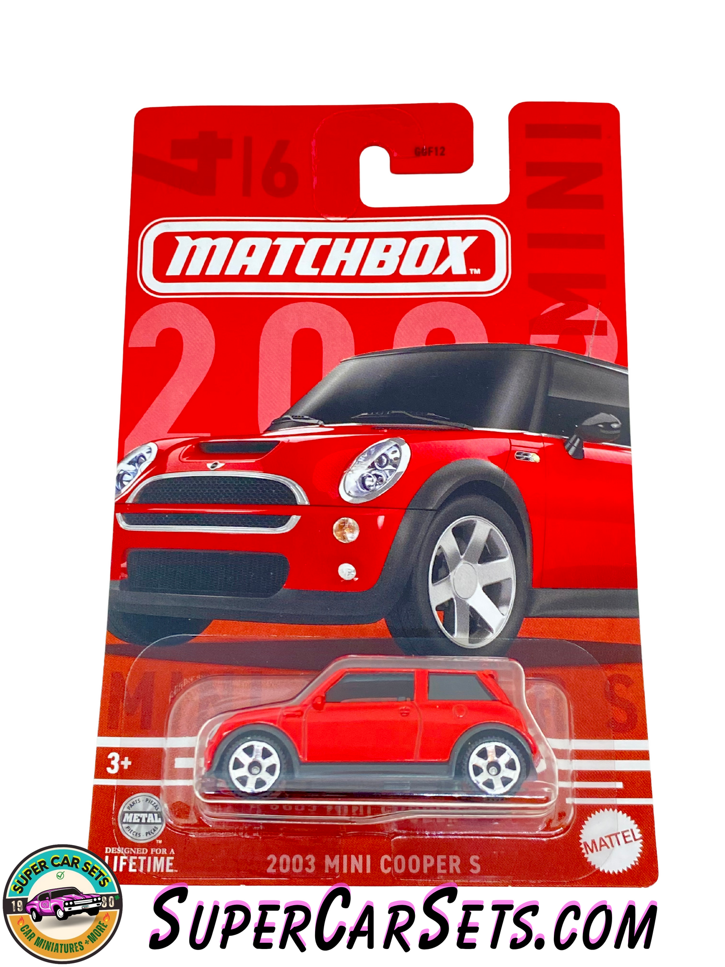 Matchbox - Mini - 2003 Mini Cooper S (red colour)