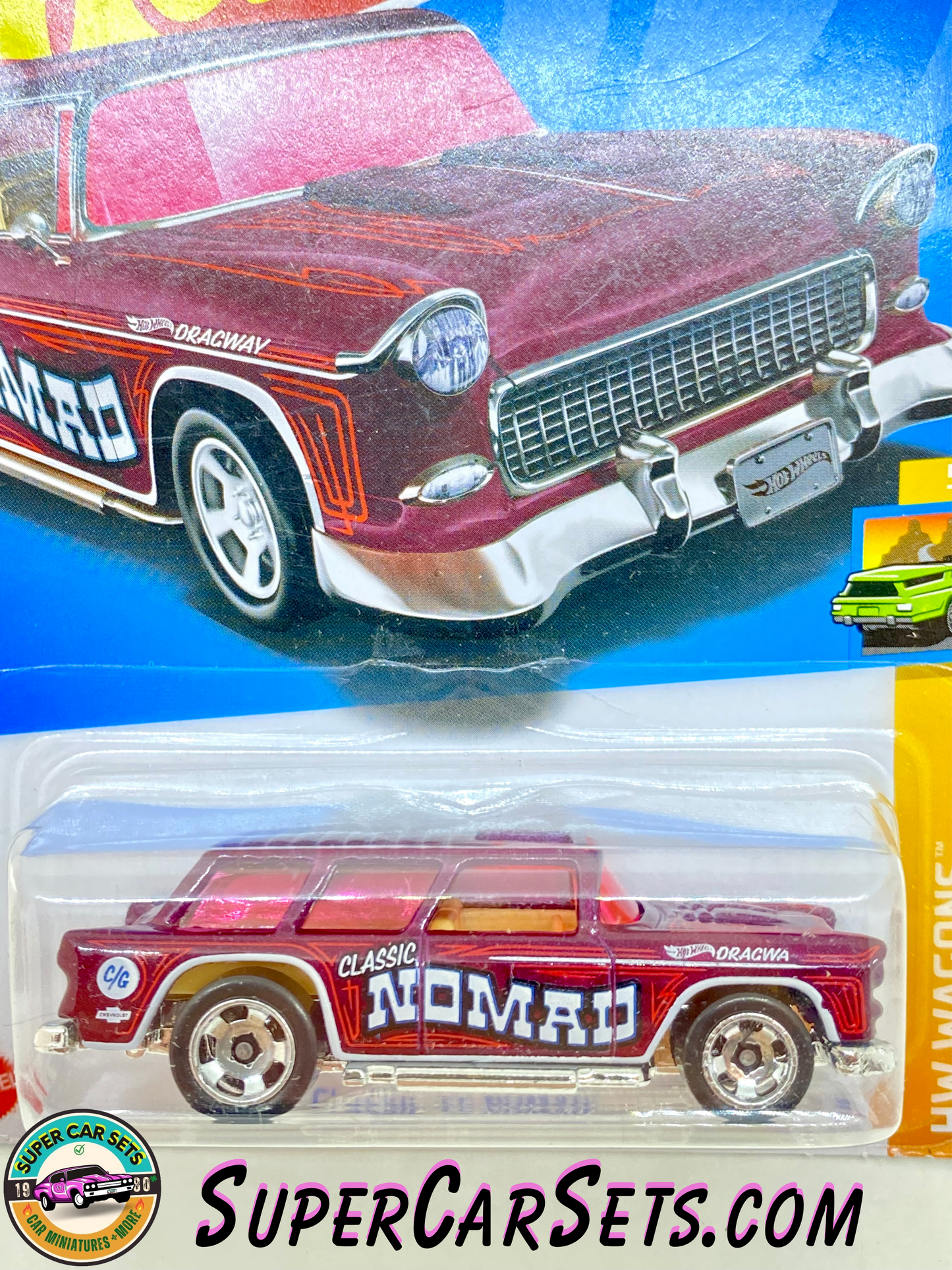 Classic ’55 Nomad (red colour) - Hot Wheels HW Wagons 2023 (5/5) (243/250)