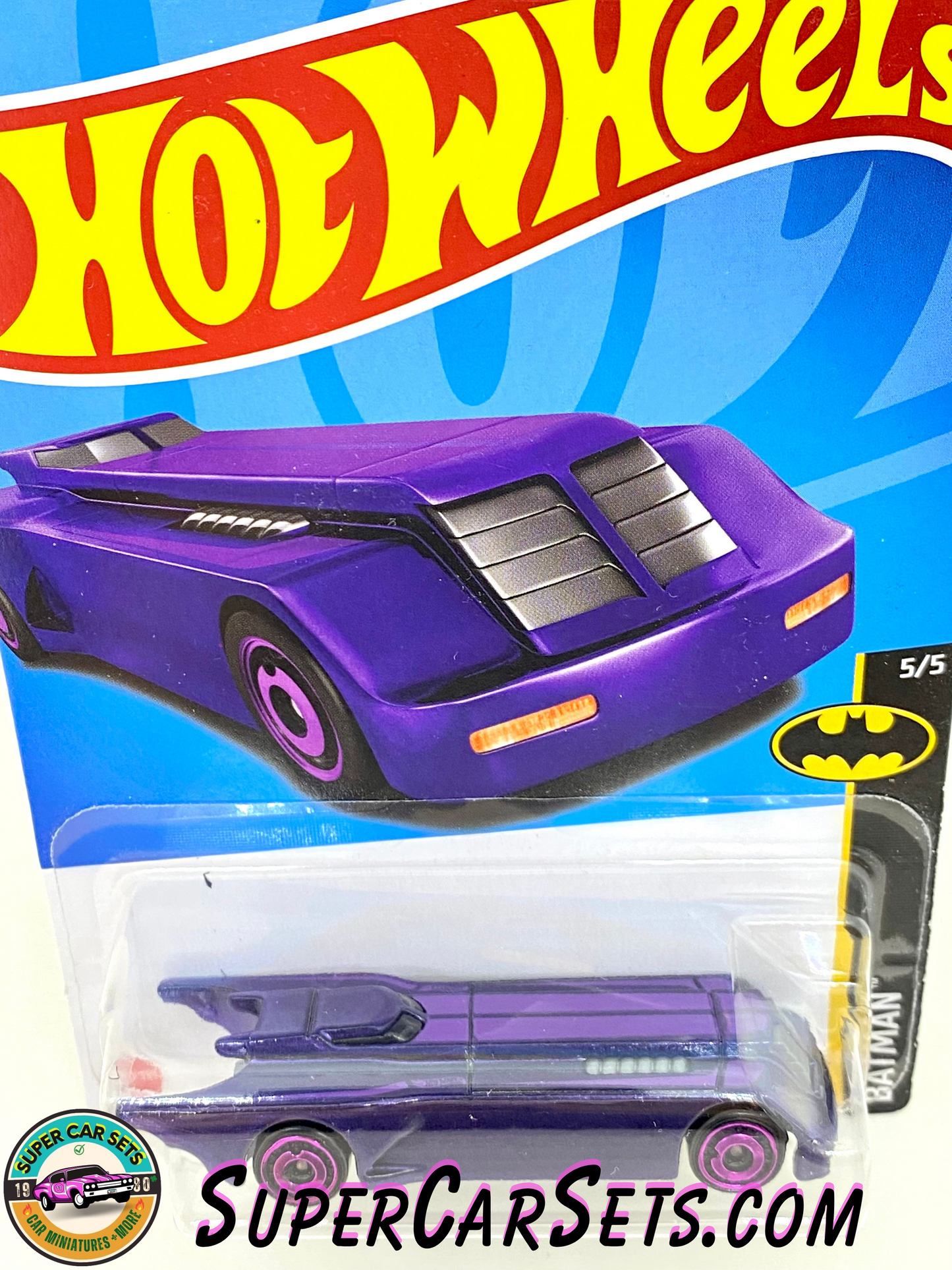 Hot Wheels - Batman - 2023 (5/5) (169/250) - Batman: The Animated Series (purple)