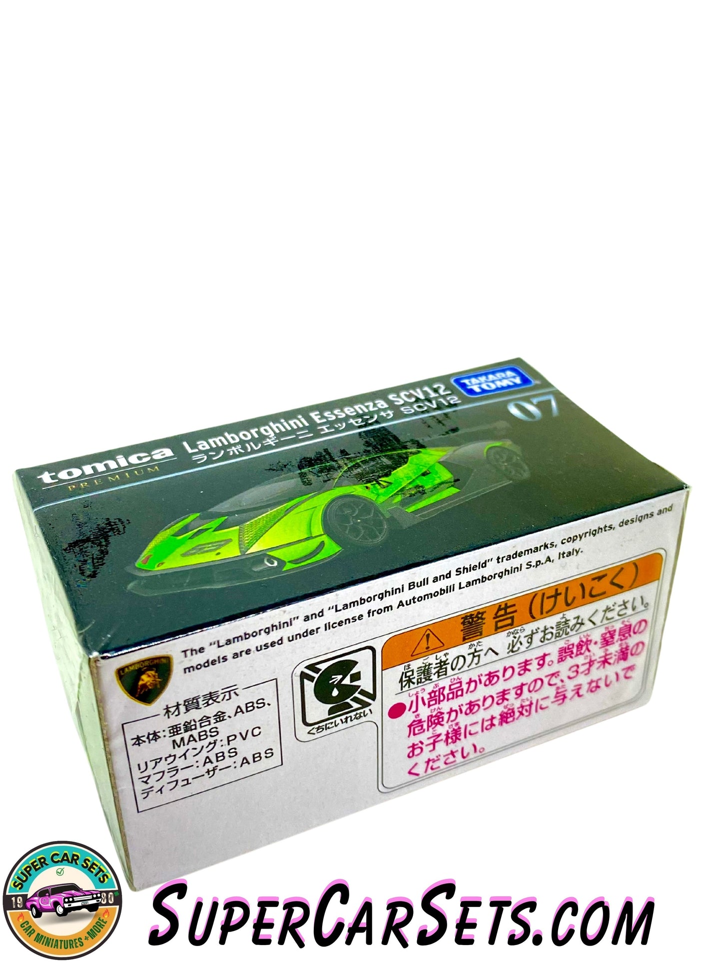 Lamborghini Essenza SCV12 (1:70 scale) (green colour) - Tomica Premium - (#07)