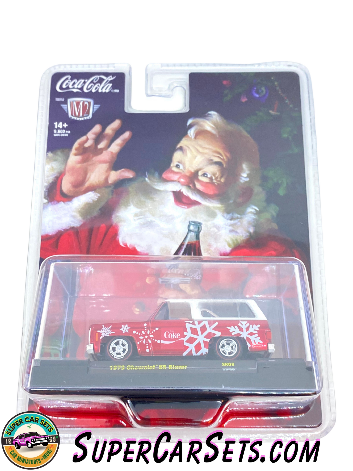 Coca-Cola Christmas 2023 - 1973 Chevrolet K5 Blazer made by M2 Machines