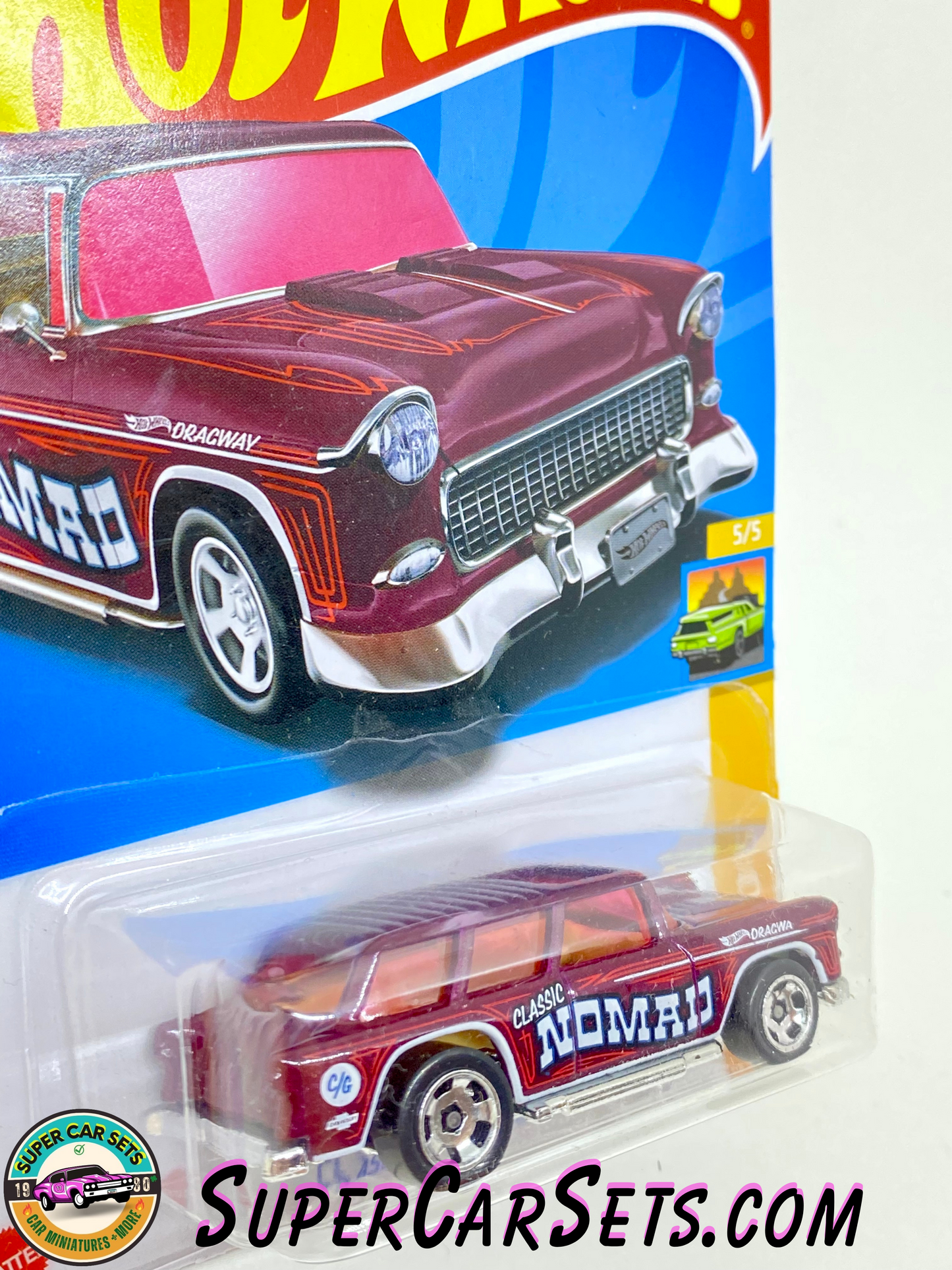 Classic ’55 Nomad (red colour) - Hot Wheels HW Wagons 2023 (5/5) (243/250)