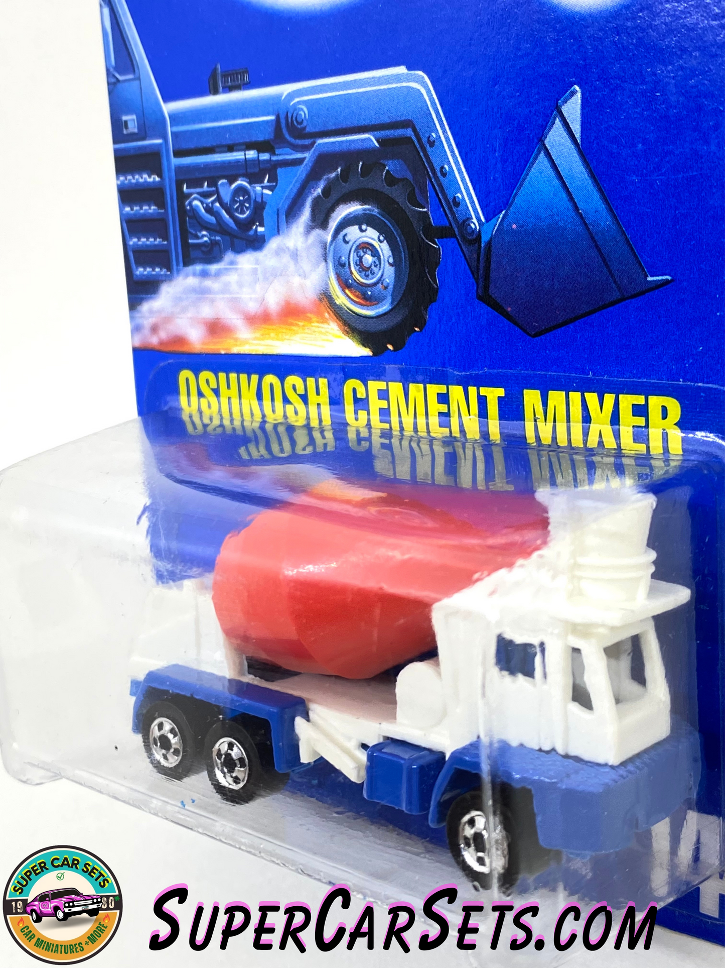 Hot Wheels (VINTAGE) (Year launched 1992) - Oshkosh Cement Mixer (#144) (#2074)