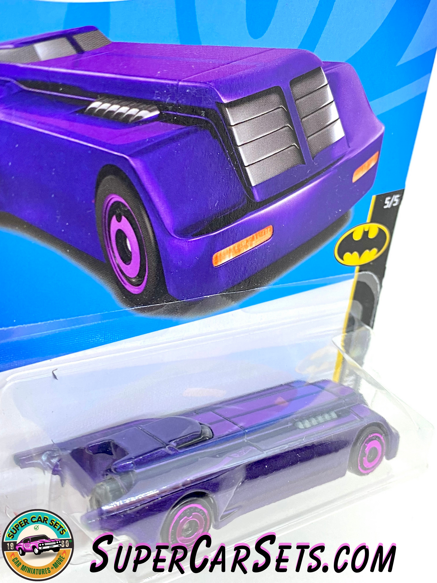 Hot Wheels - Batman - 2023 (5/5) (169/250) - Batman: The Animated Series (purple)