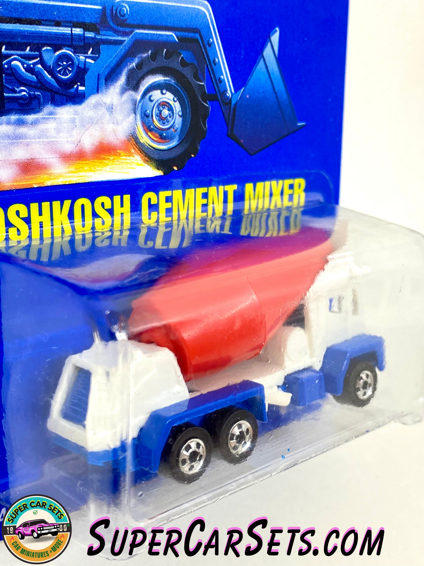 Hot Wheels (VINTAGE) (Year launched 1992) - Oshkosh Cement Mixer (#144) (#2074)