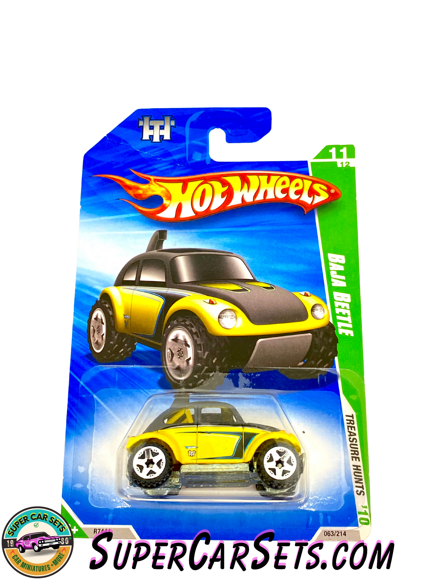 Baja Beetle - Hot Wheels Treasure Hunts ’10 (11/12) (Year launched 2010) (card slightly bent)