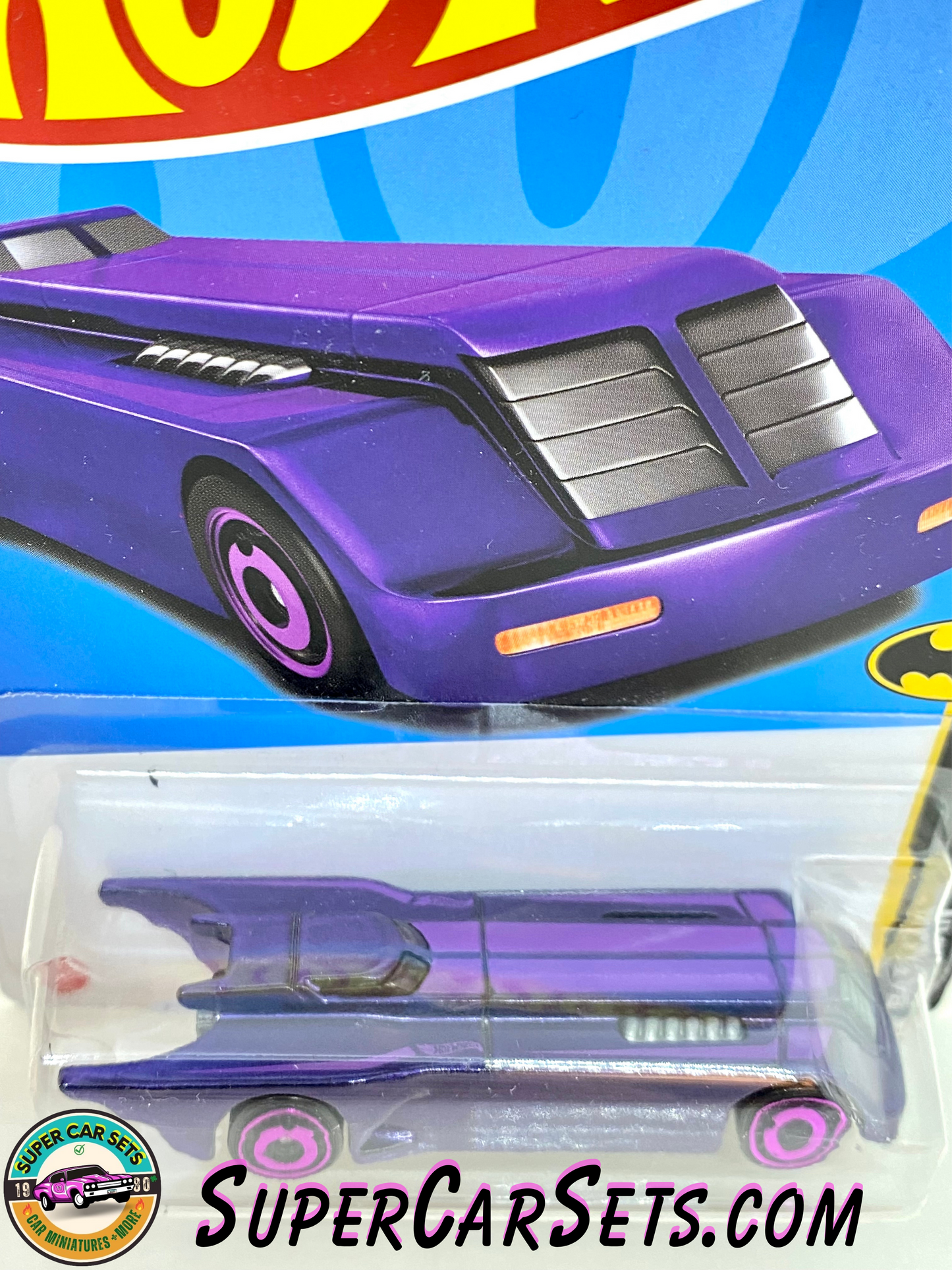 Hot Wheels - Batman - 2023 (5/5) (169/250) - Batman: The Animated Series (purple)