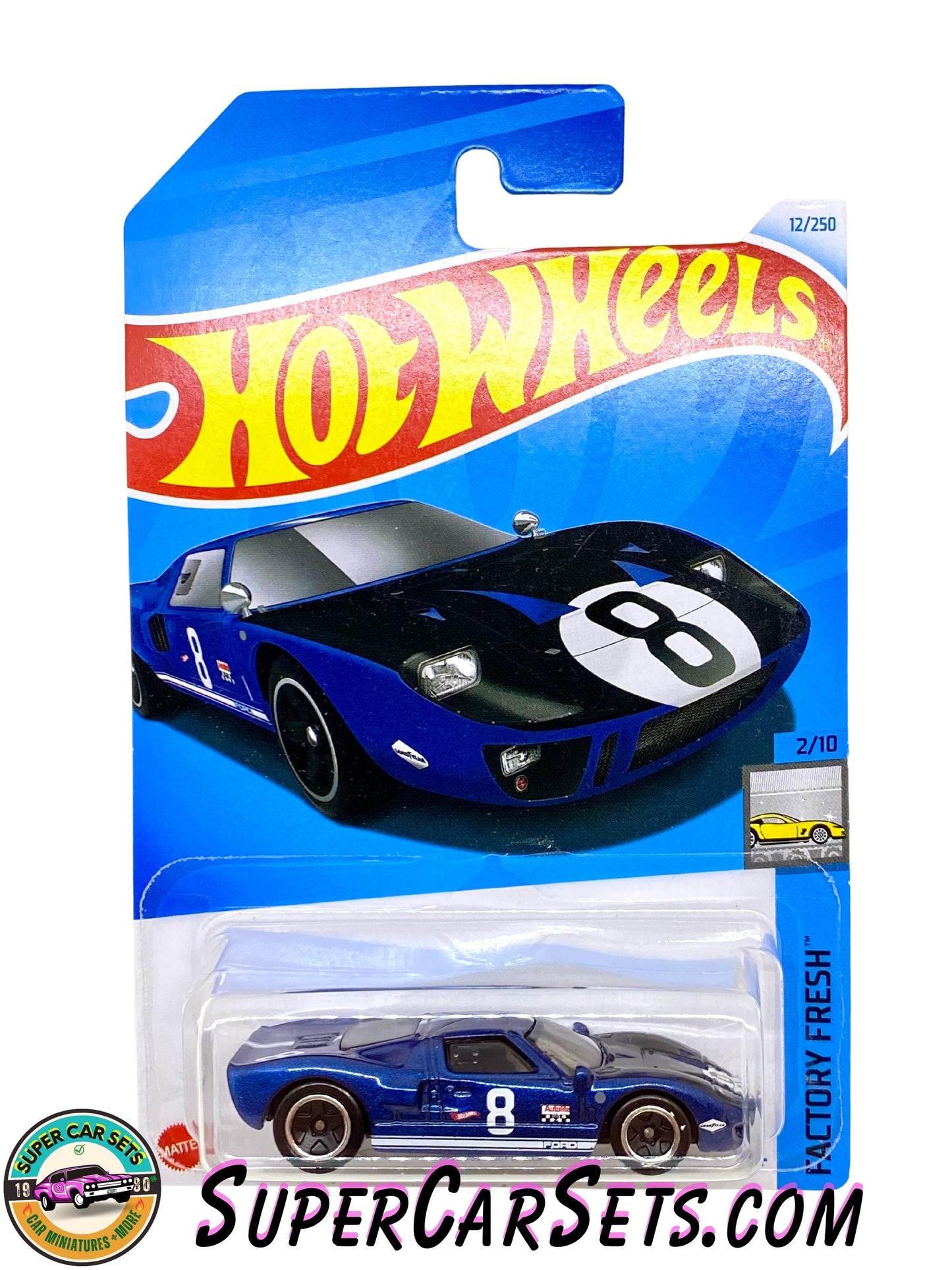 Ford GT40 (dark blue colour) - Hot Wheels Factory Fresh - 2024 (2/10) (12/250)