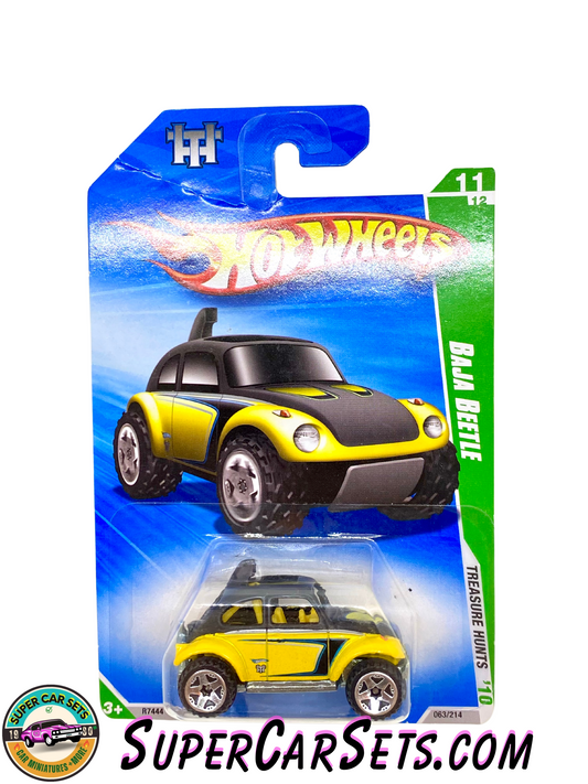 Baja Beetle - Hot Wheels Treasure Hunts ’10 (11/12) (Year launched 2010) (card slightly bent)