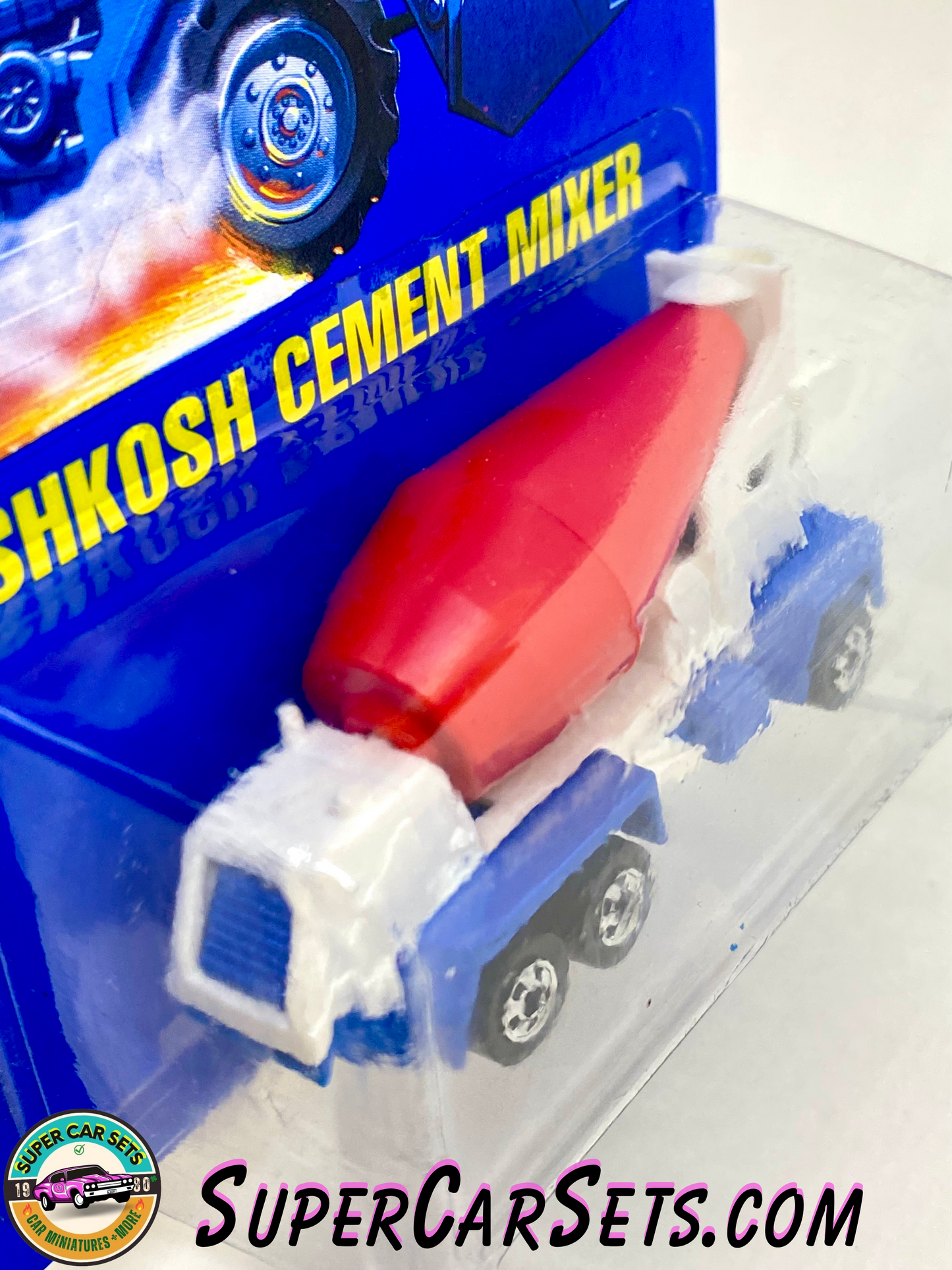 Hot Wheels (VINTAGE) (Year launched 1992) - Oshkosh Cement Mixer (#144) (#2074)