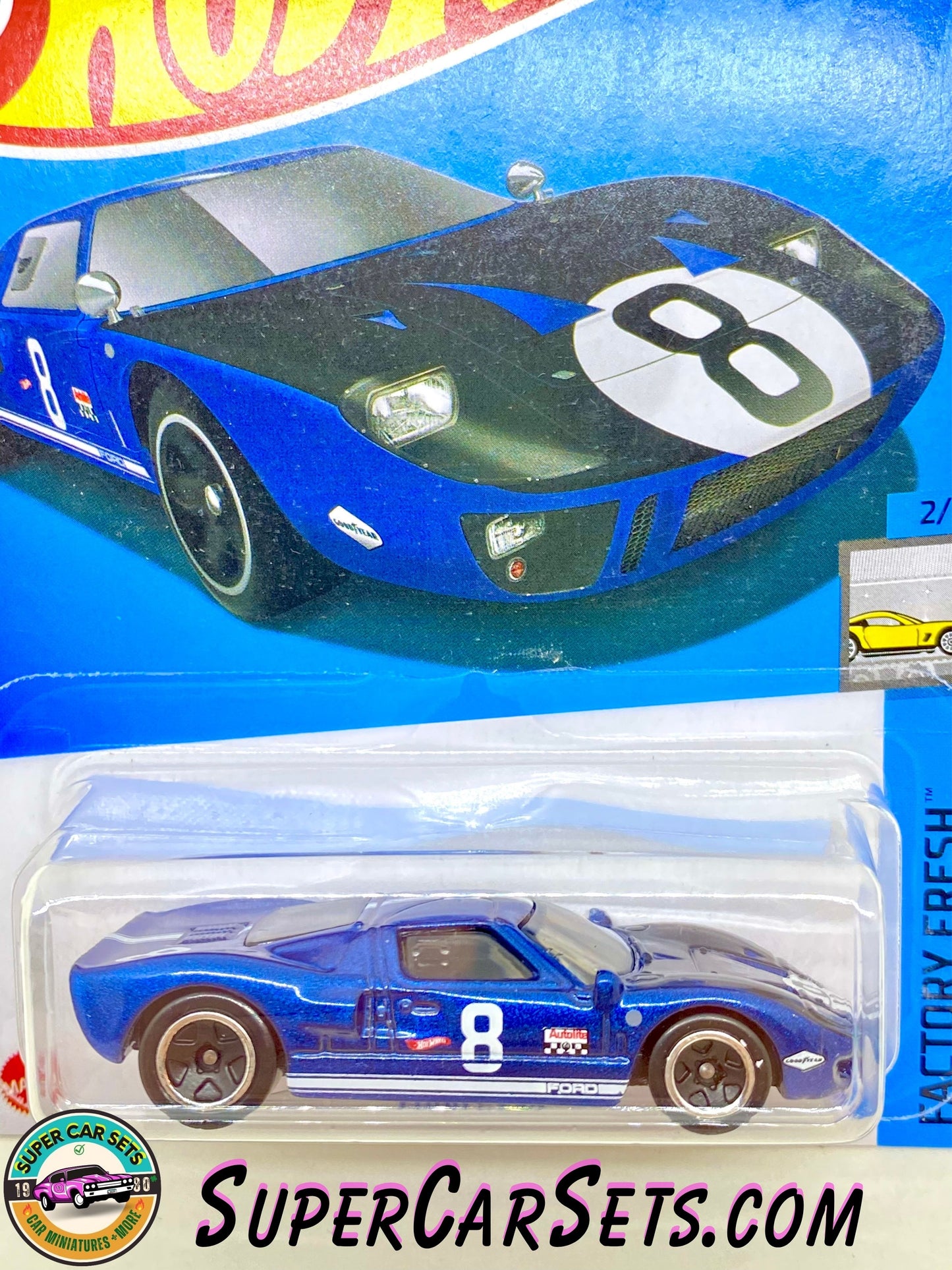 Ford GT40 (dark blue colour) - Hot Wheels Factory Fresh - 2024 (2/10) (12/250)