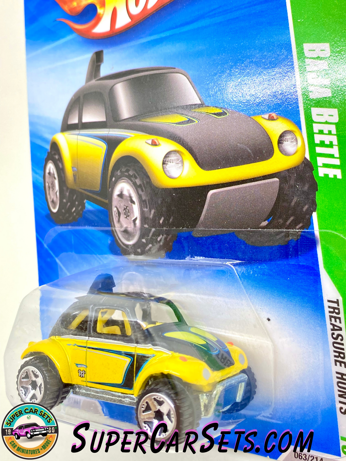 Baja Beetle - Hot Wheels Treasure Hunts ’10 (11/12) (Year launched 2010) (card slightly bent)