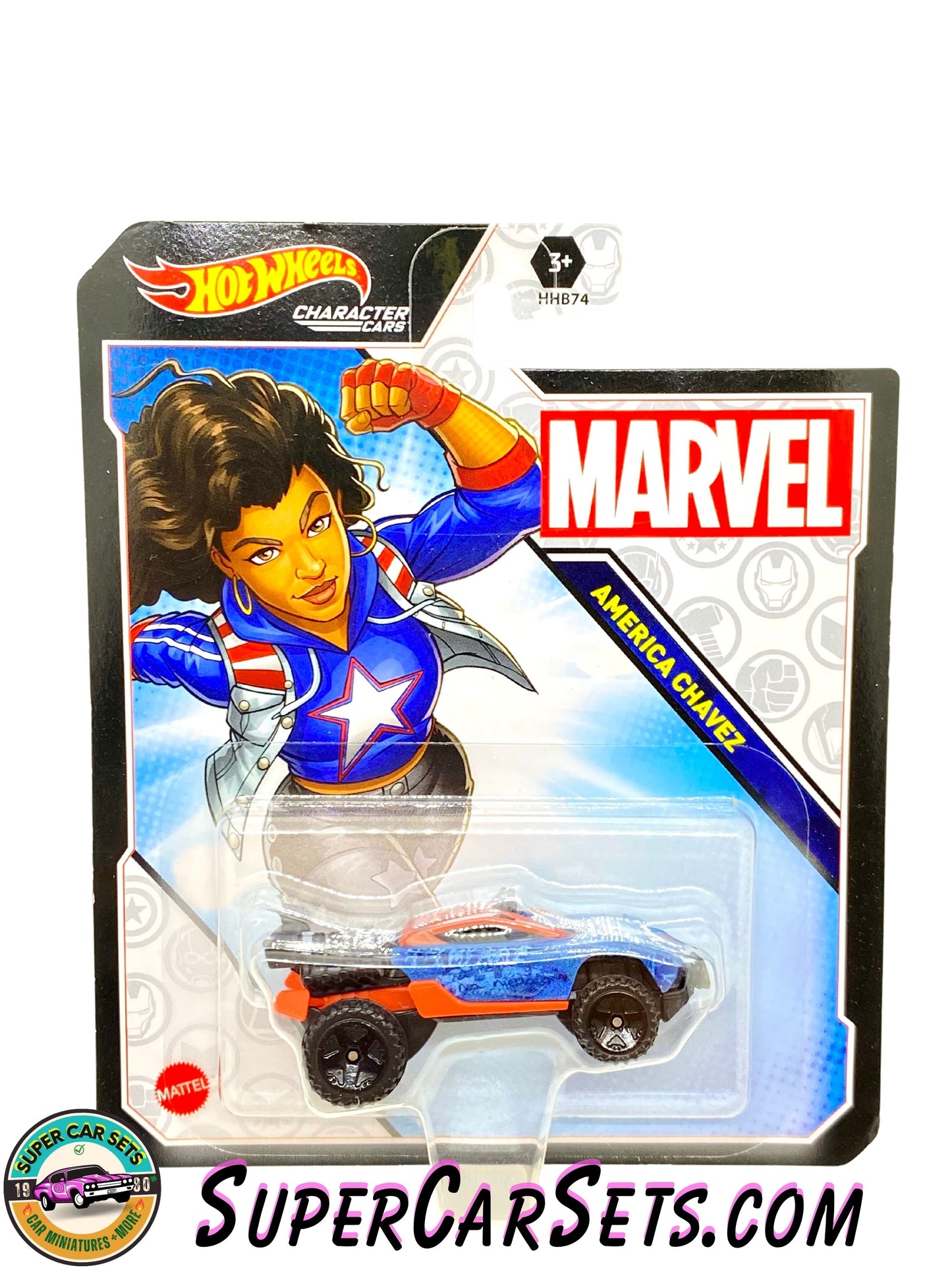 America Chavez (GRM26) Marvel - Hot Wheels Characters cars