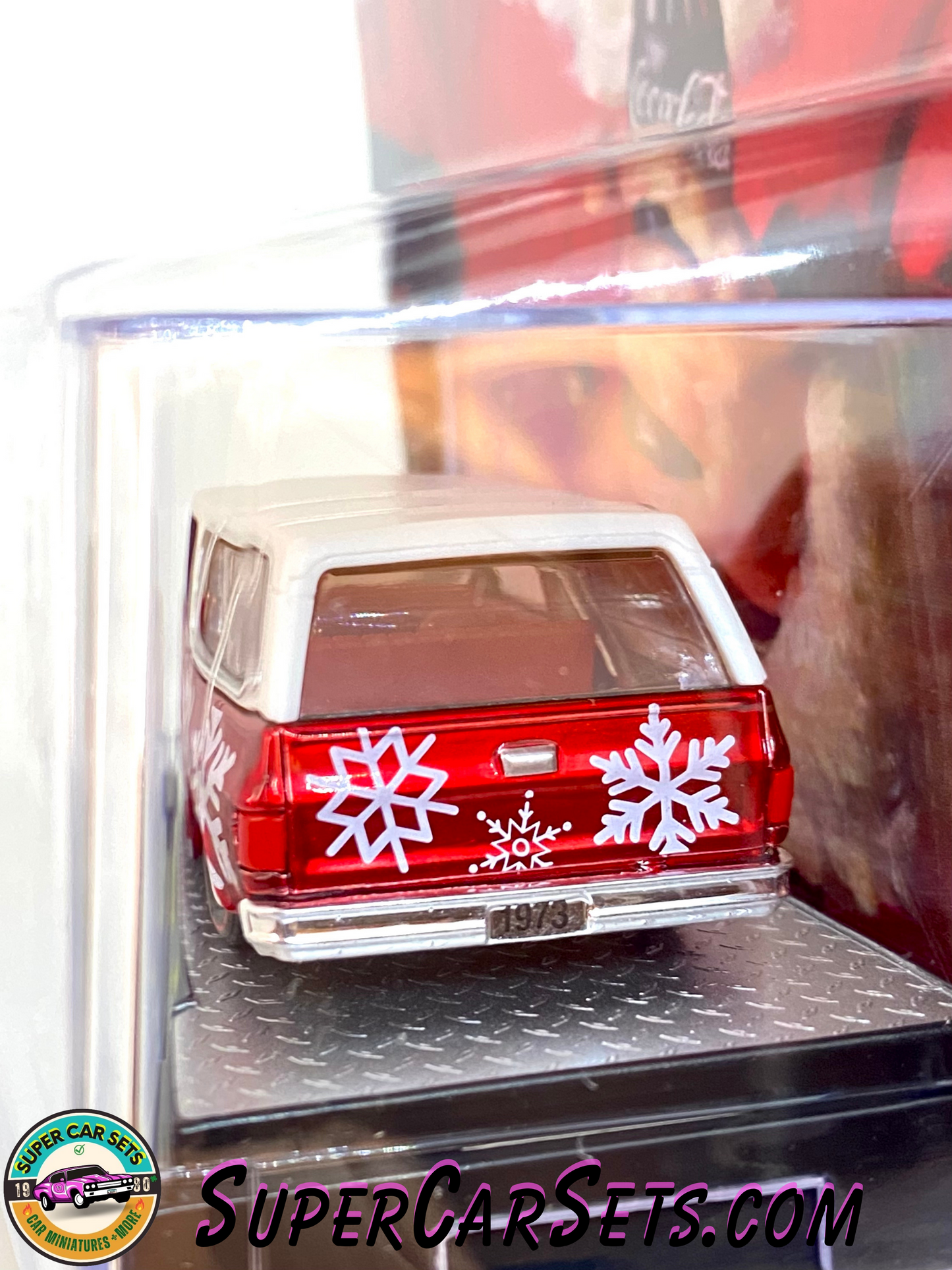 Coca-Cola Christmas 2023 - 1973 Chevrolet K5 Blazer made by M2 Machines