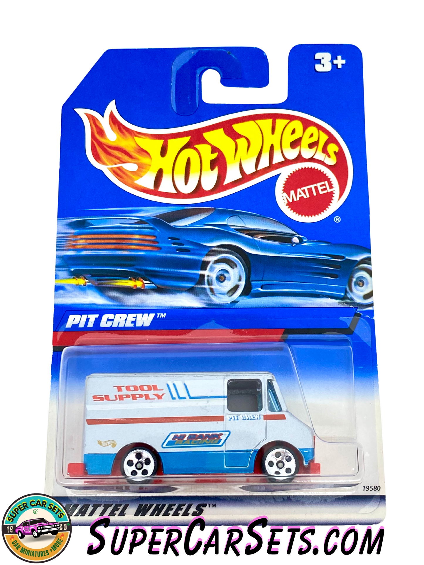 Hot Wheels (Year launched 1998) - Pit Crew (#19580) Combat Medic (grey colour “Tool Supply”)