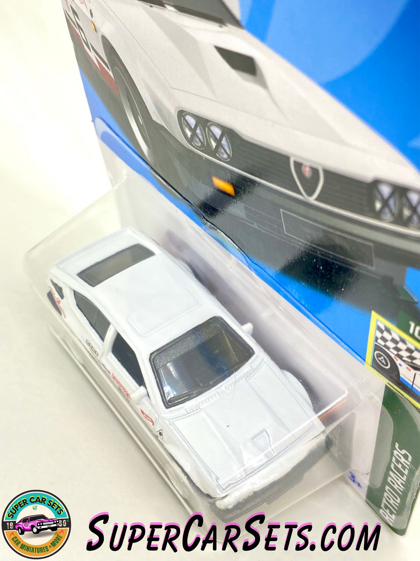 Alfa Romeo GTV6 3.0 (white colour) - Hot Wheels Retro Racers 2023 (10/10) (185/250)