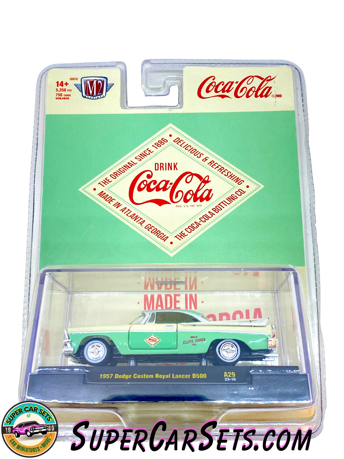 Coca-cola - 1957 Dodge Custom Royal Lancer D500 A29 by M2 Machines