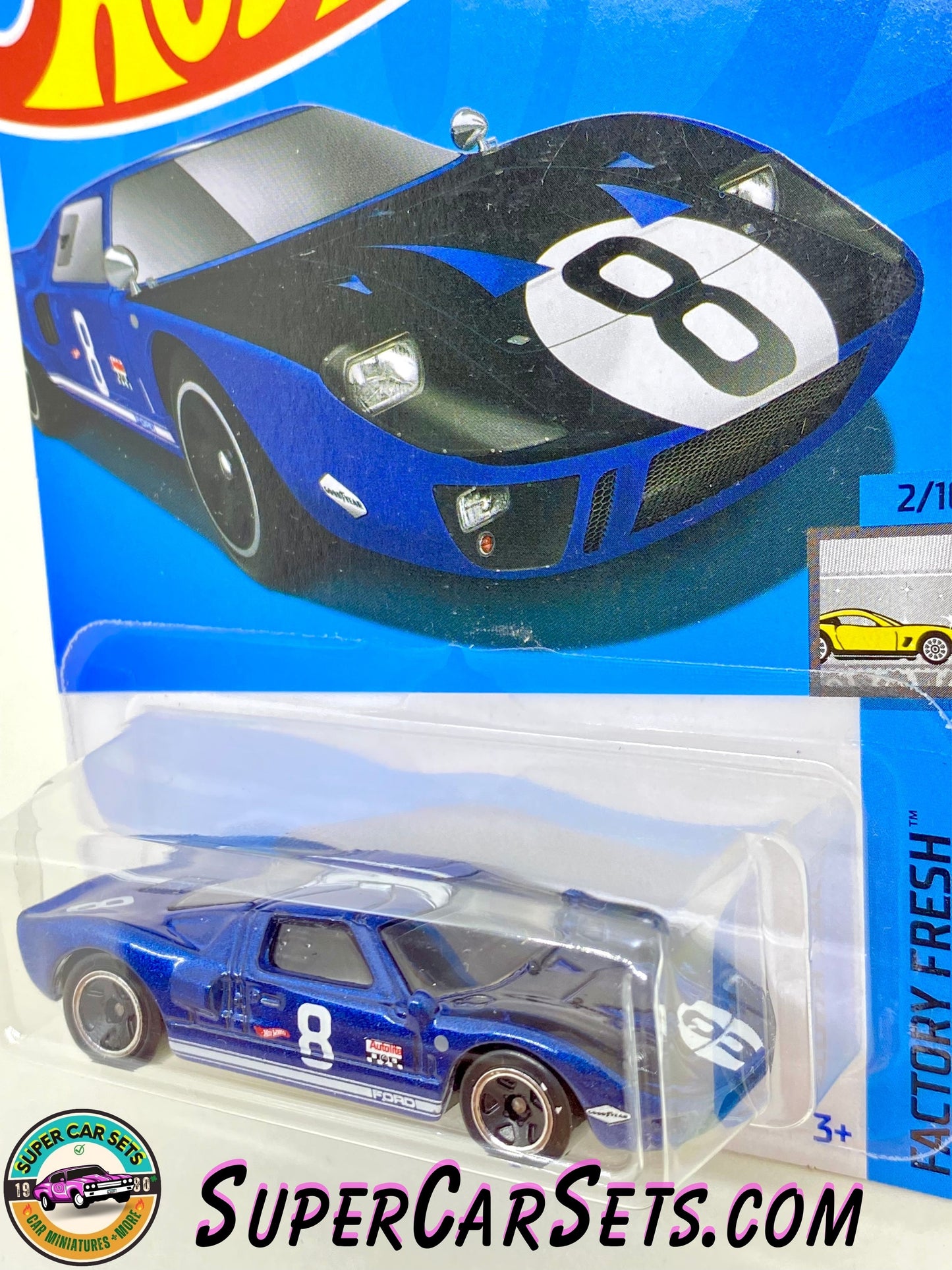 Ford GT40 (dark blue colour) - Hot Wheels Factory Fresh - 2024 (2/10) (12/250)