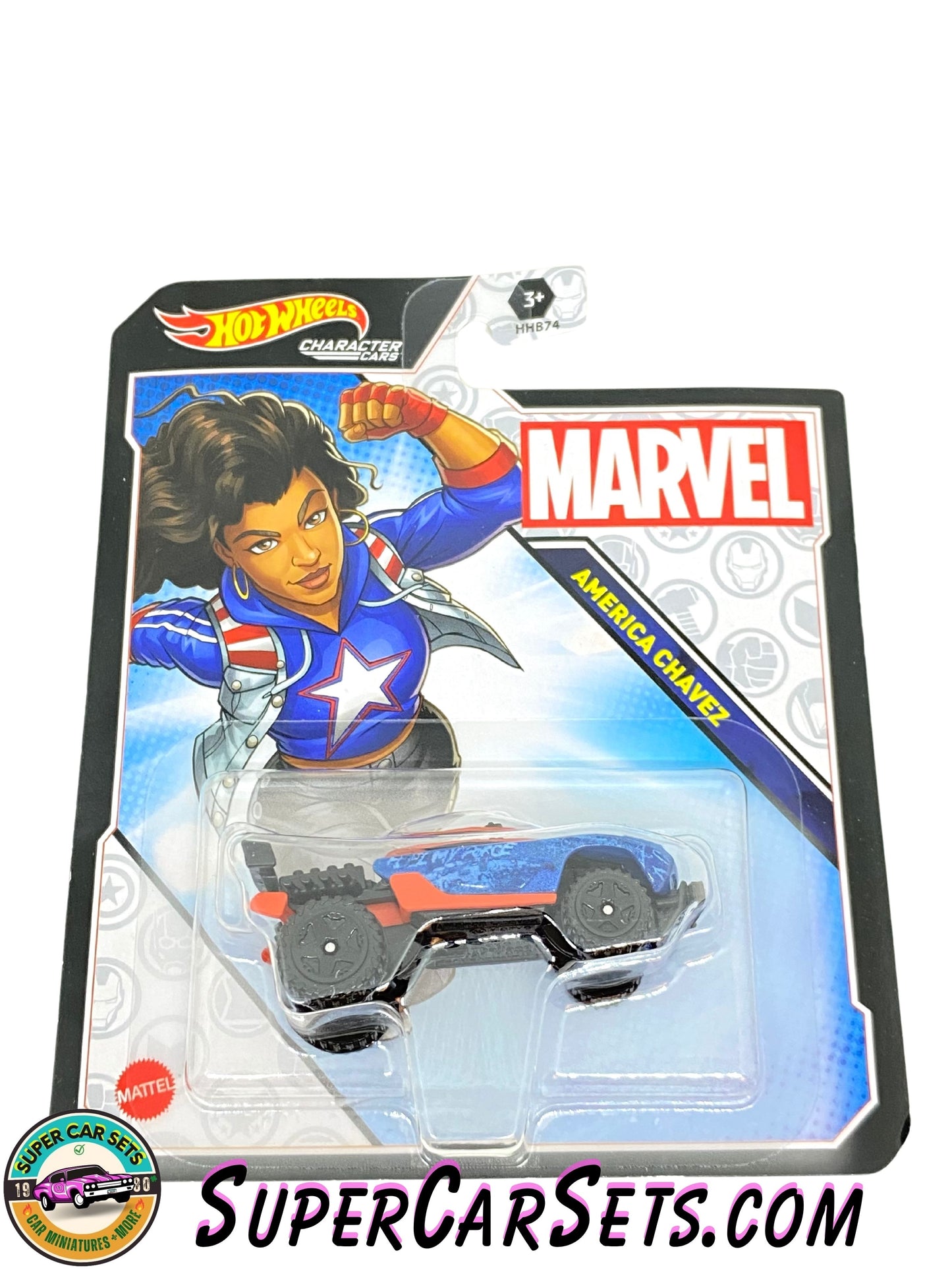 America Chavez (GRM26) Marvel - Hot Wheels Characters cars