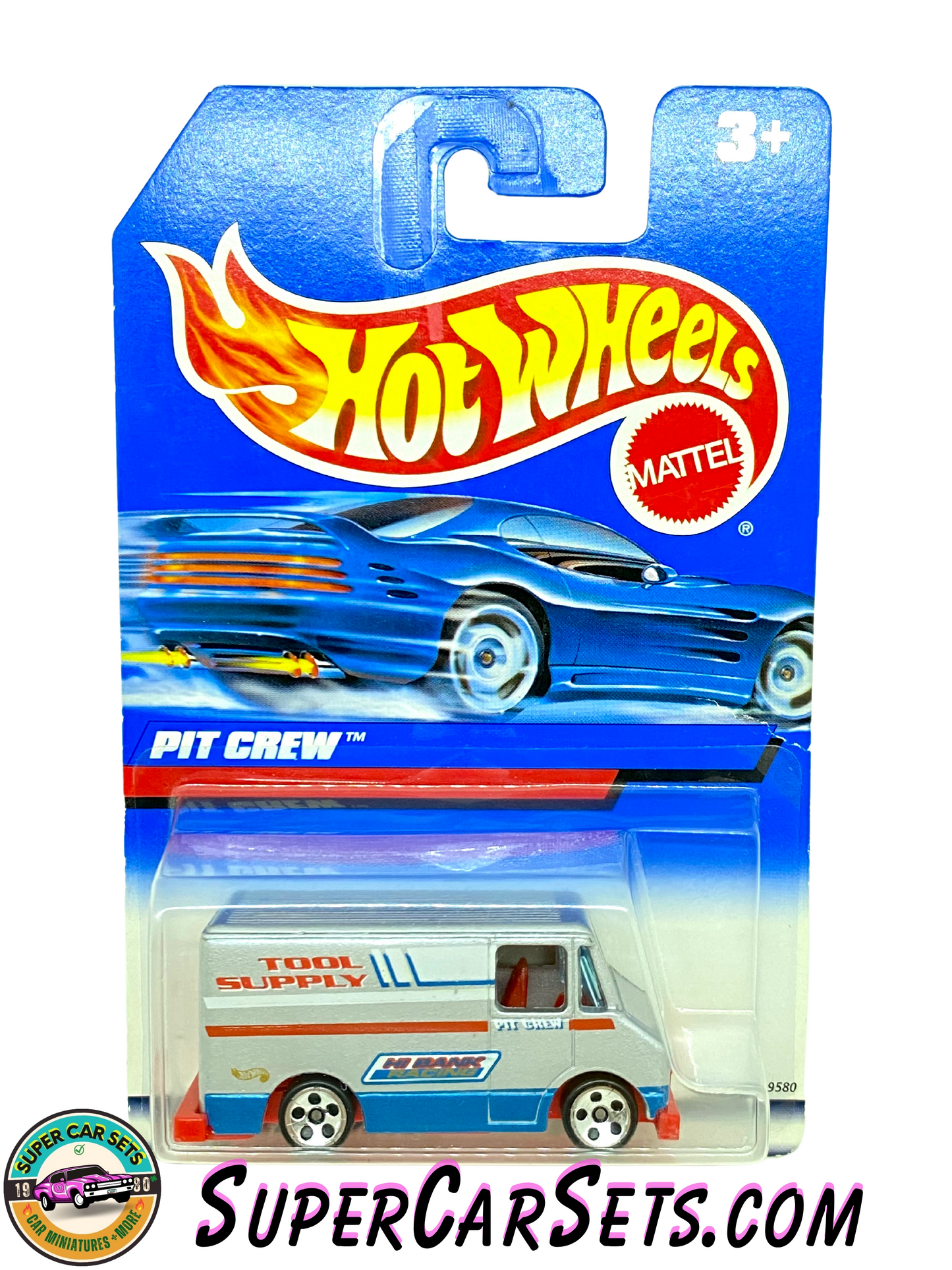 Hot Wheels (Year launched 1998) - Pit Crew (#19580) Combat Medic (grey colour “Tool Supply”)