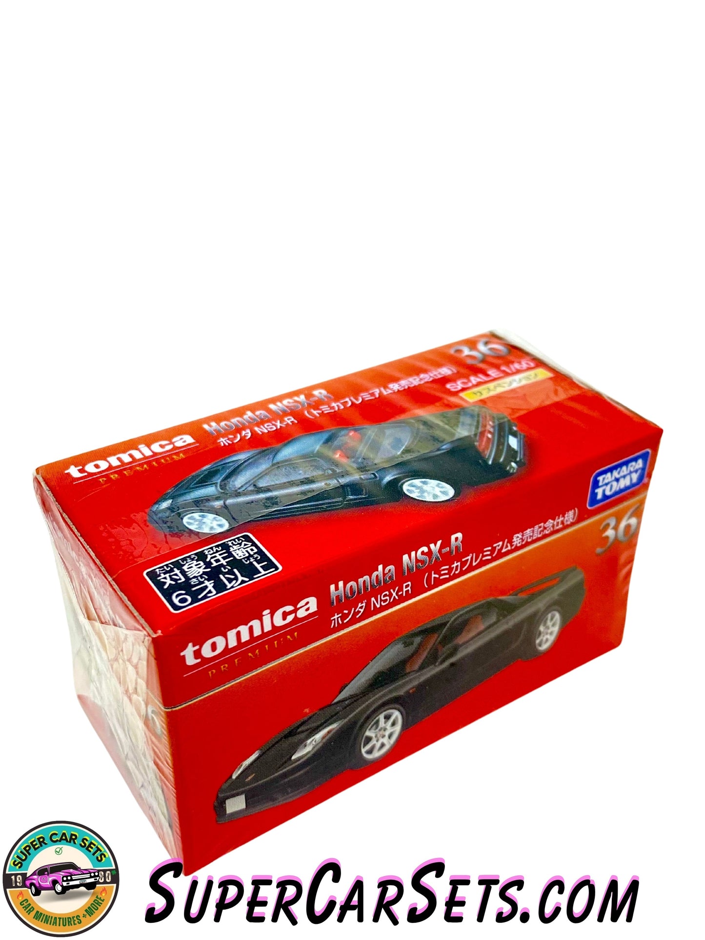 Honda NSX-R (1:61 scale) (black colour) - Tomica Premium (#36)