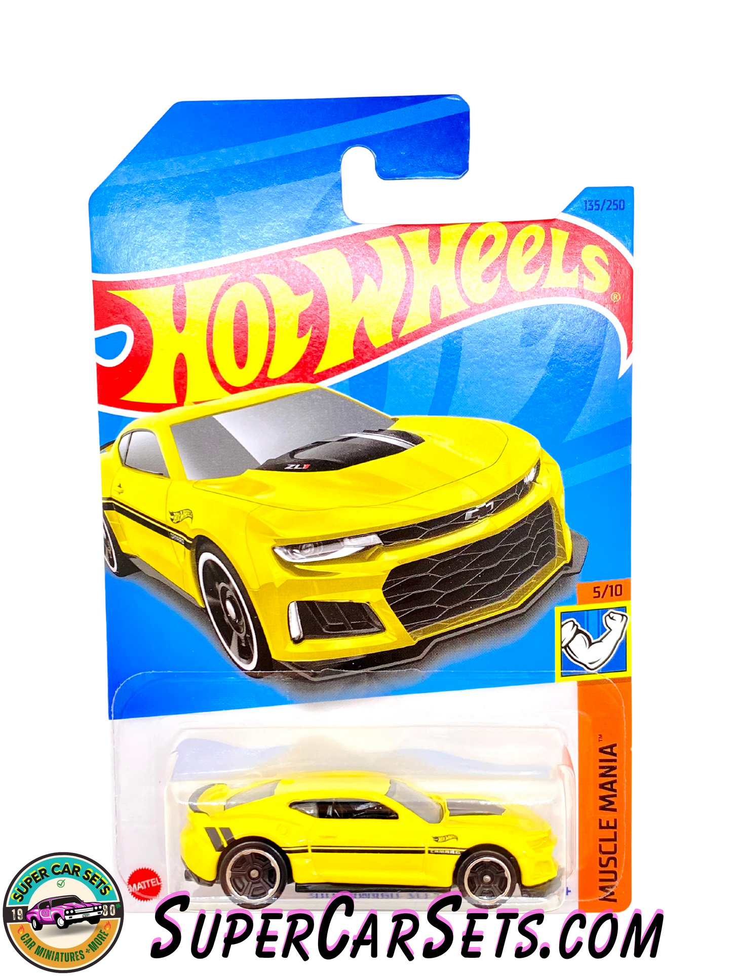 2017 Camaro ZL1 (yellow colour) - Hot Wheels Muscle Mania 2023 (5/10) (135/250)