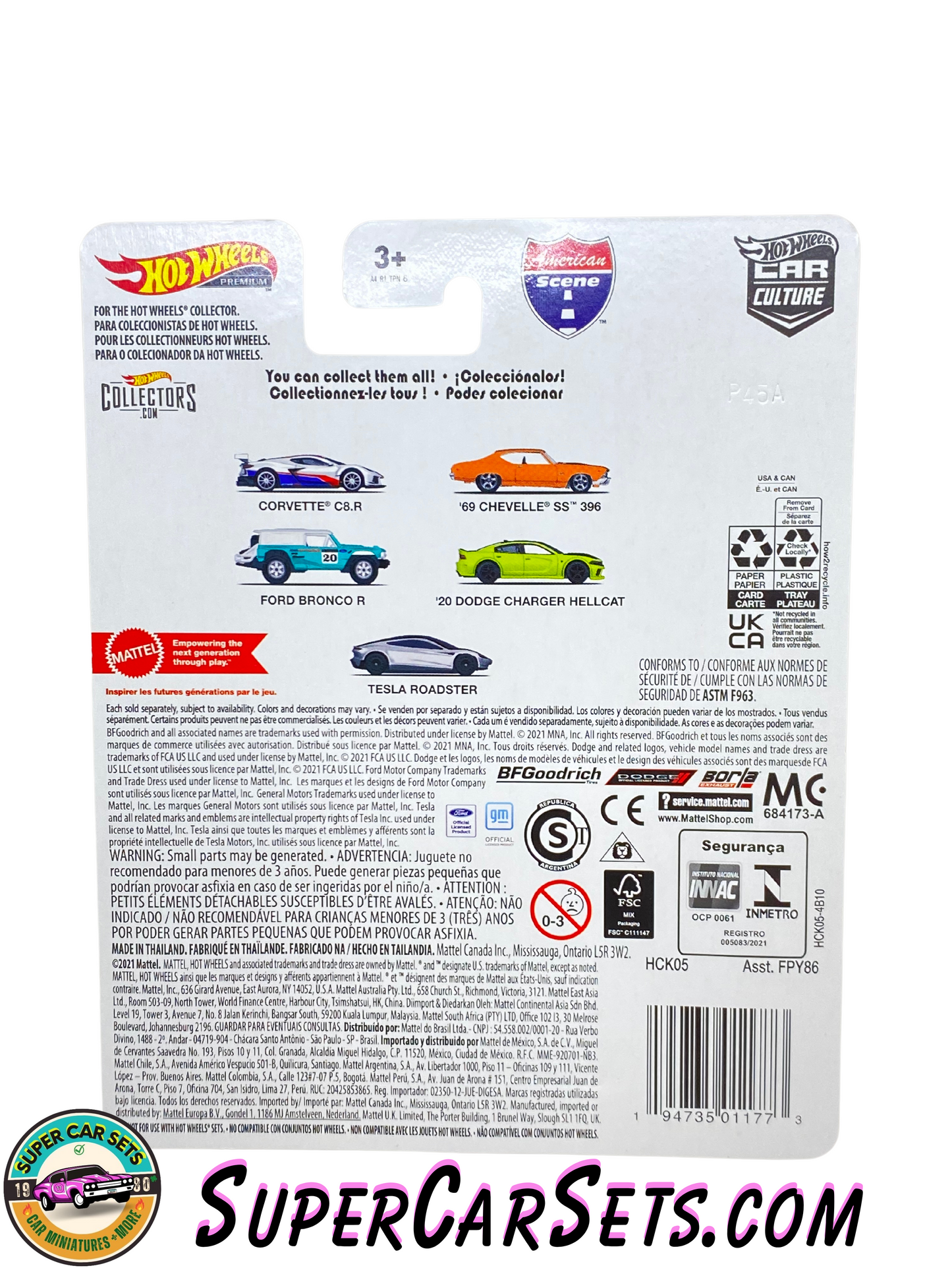 Amerikanische Szene Corvette C8.R – Hot Wheels Premium