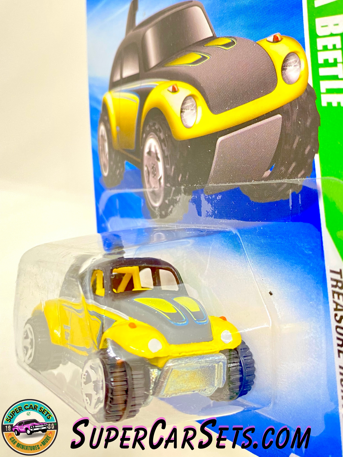 Baja Beetle - Hot Wheels Treasure Hunts ’10 (11/12) (Year launched 2010) (card slightly bent)