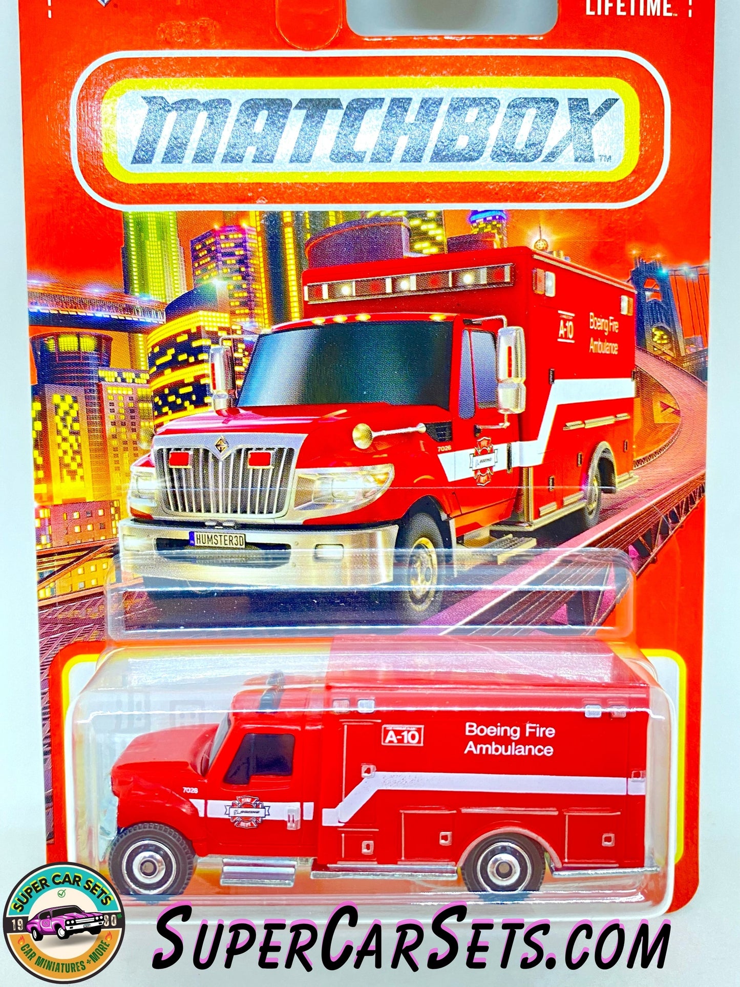 International Terrastar ("Boeing Fire Ambulance”) (red colour) (71/100) - Matchbox