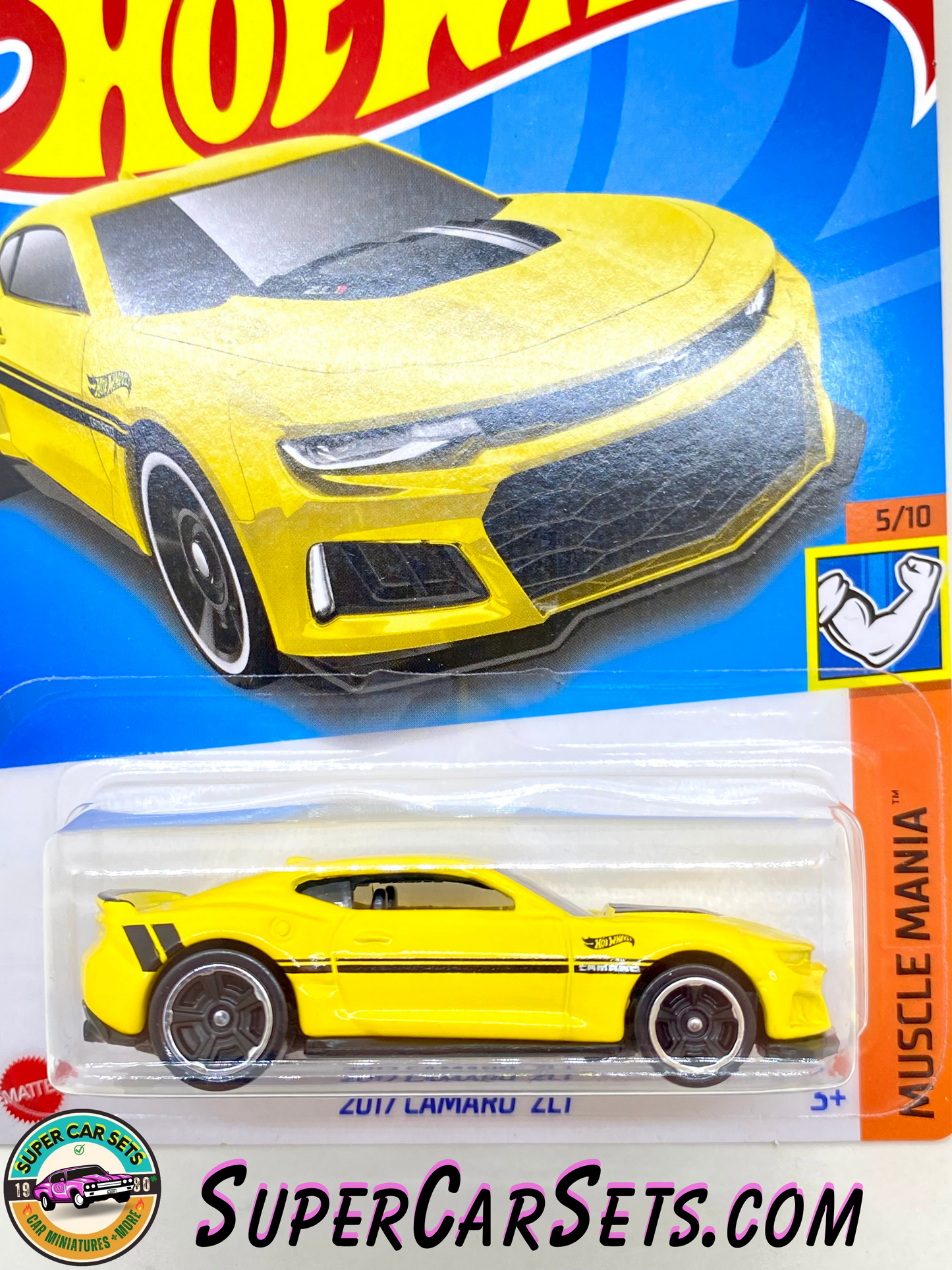 2017 Camaro ZL1 (yellow colour) - Hot Wheels Muscle Mania 2023 (5/10) (135/250)