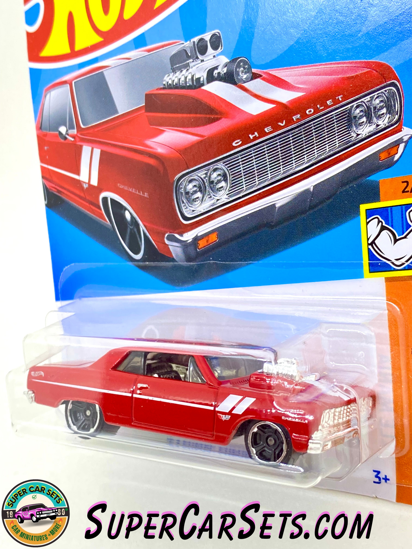 64 Chevy Chevelle SS (red colour) - Hot Wheels Muscle Mania 2024 (2/5) (157/250)