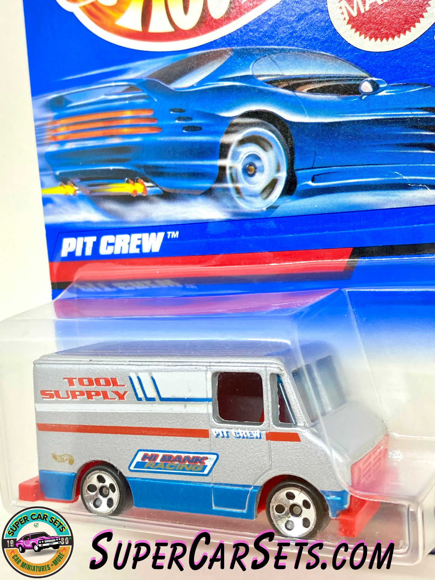 Hot Wheels (Year launched 1998) - Pit Crew (#19580) Combat Medic (grey colour “Tool Supply”)