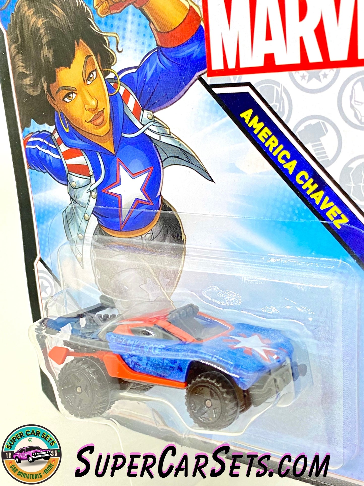 America Chavez (GRM26) Marvel - Hot Wheels Characters cars