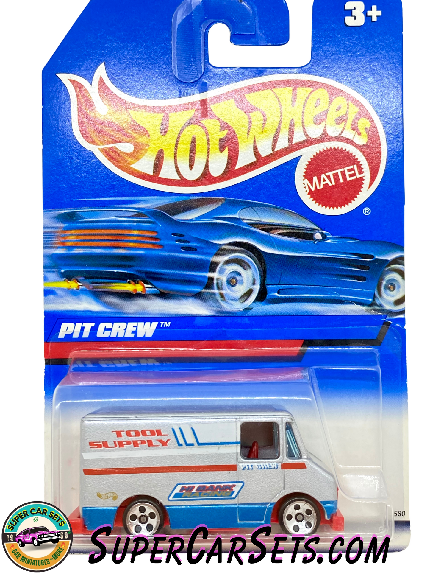 Hot Wheels (Year launched 1998) - Pit Crew (#19580) Combat Medic (grey colour “Tool Supply”)