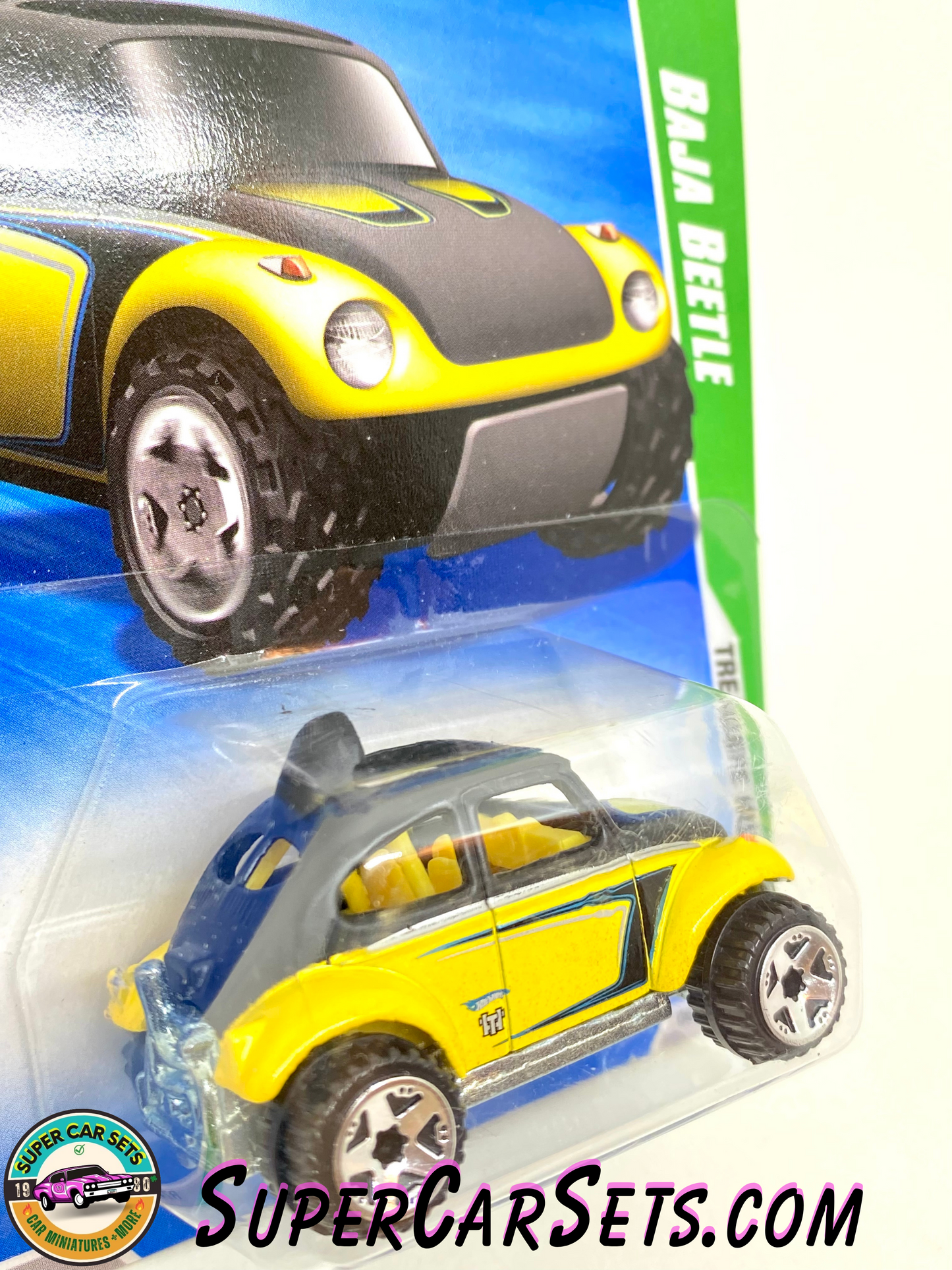 Baja Beetle - Hot Wheels Treasure Hunts ’10 (11/12) (Year launched 2010) (card slightly bent)