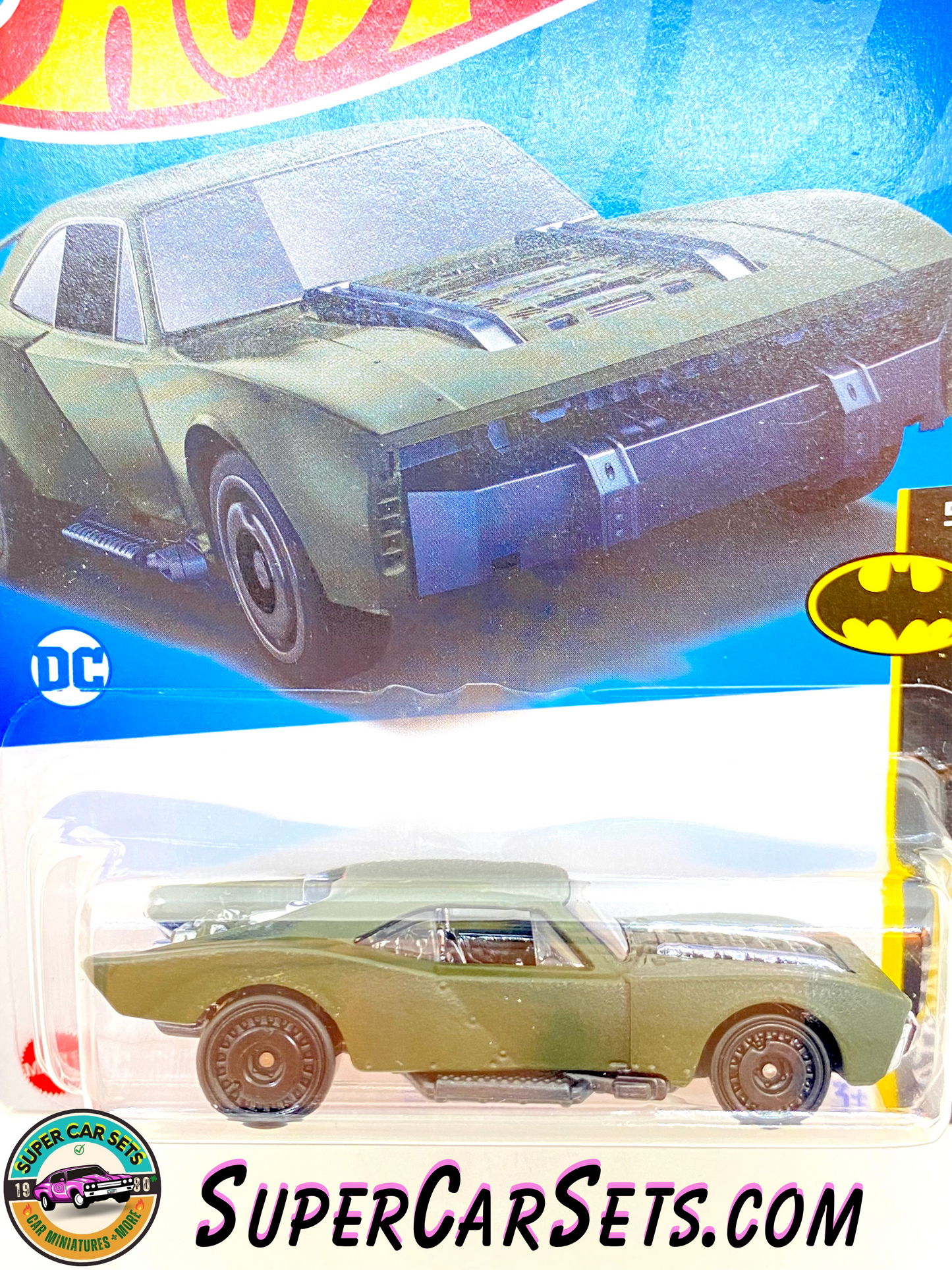 Hot Wheels - Batman - 2022 (5/5) (178/250) - Batmobile (dark green)