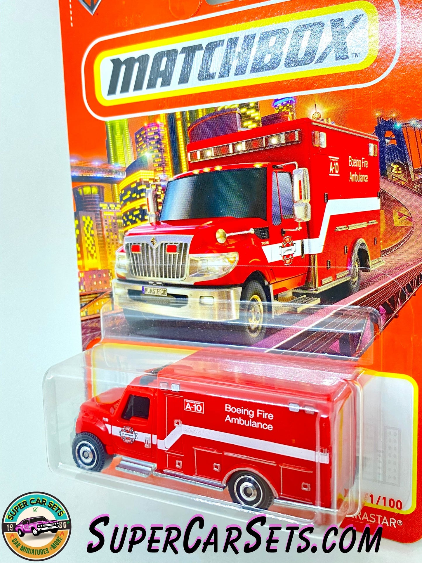 International Terrastar ("Boeing Fire Ambulance”) (red colour) (71/100) - Matchbox