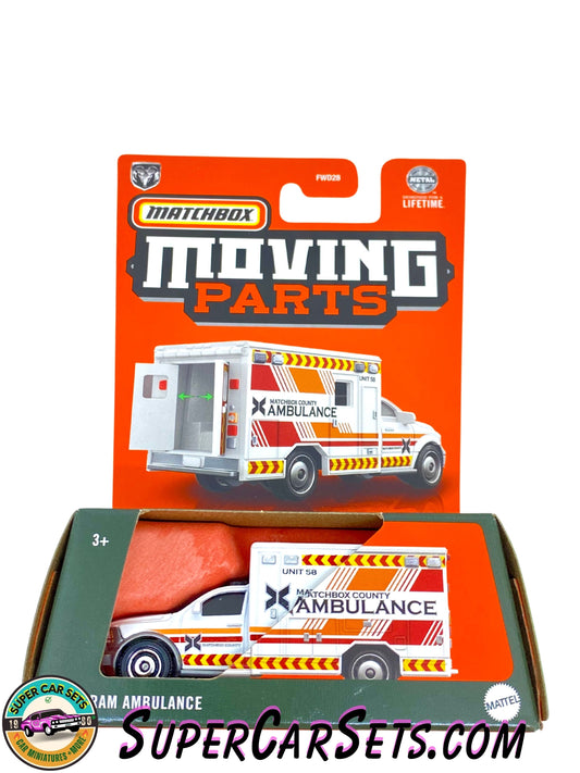 2016 RAM Ambulance - Matchbox Moving Parts