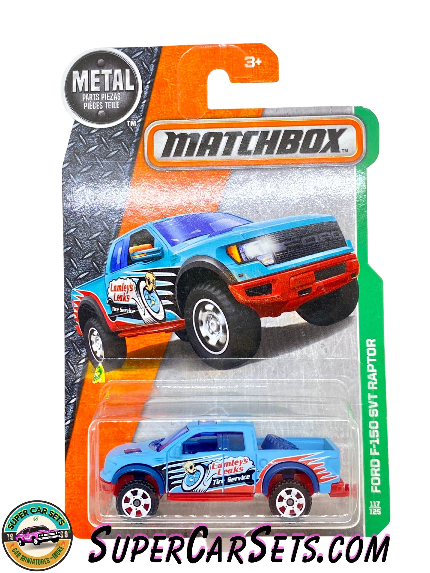 Ford F-150 SVT Raptor (DJW45-2B10) (Year launched 2016) - Matchbox MBX Explorers 2016 (117/125)