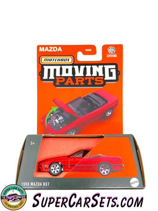 1988 Mazda RX7 (red colour) - Matchbox Moving Parts